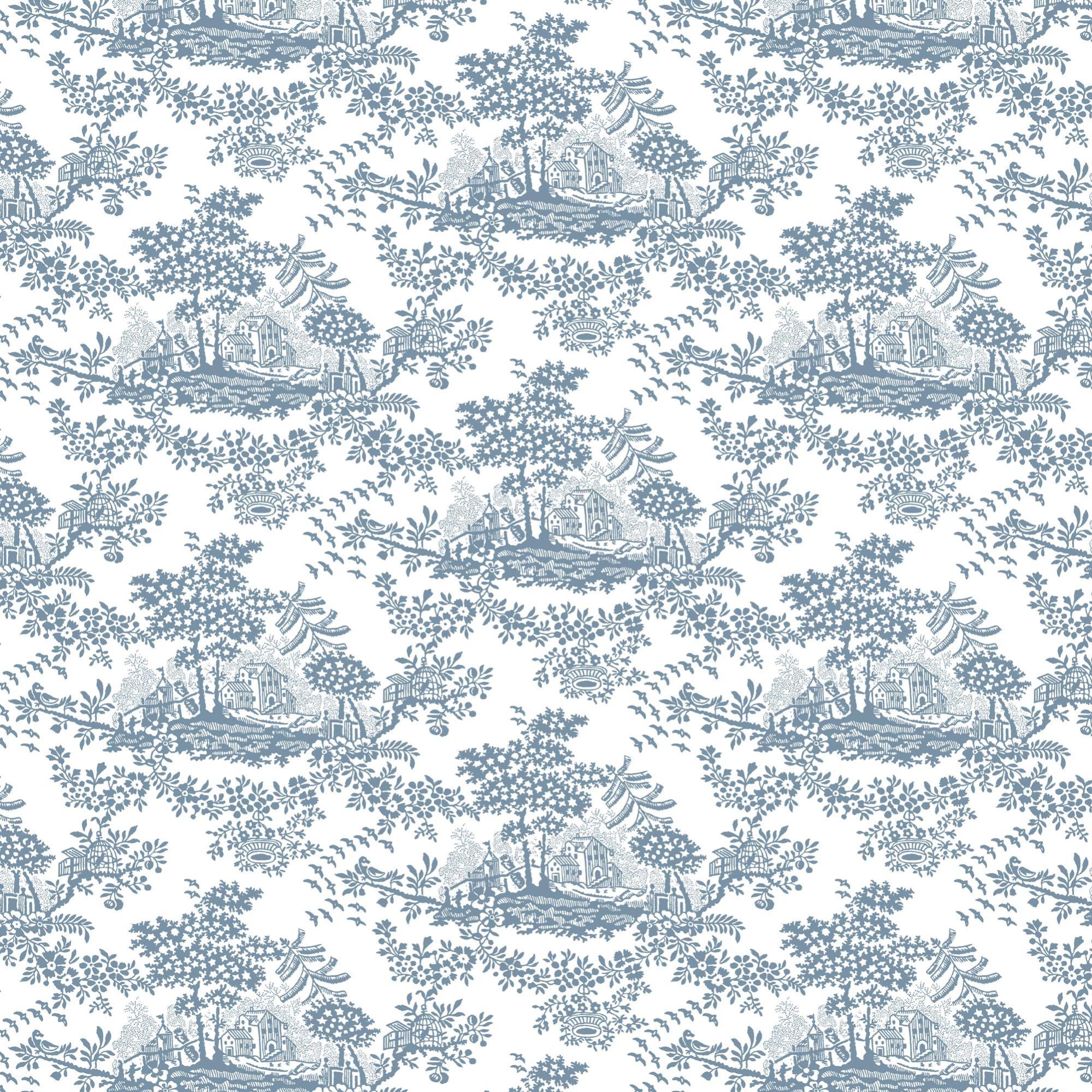Tela al corte tapicería lino bryant azul ancho 280 cm