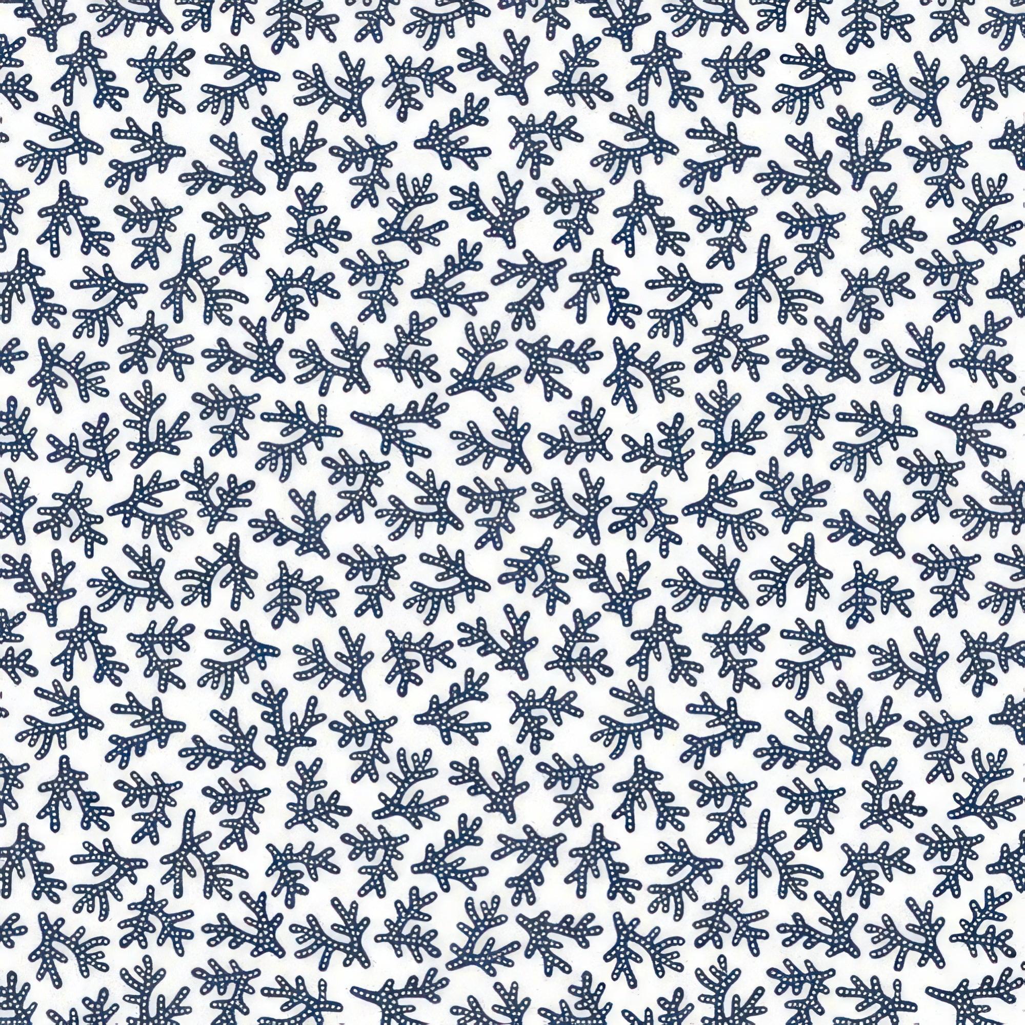 Tela al corte tapicería lino arrecife azul ancho 280 cm