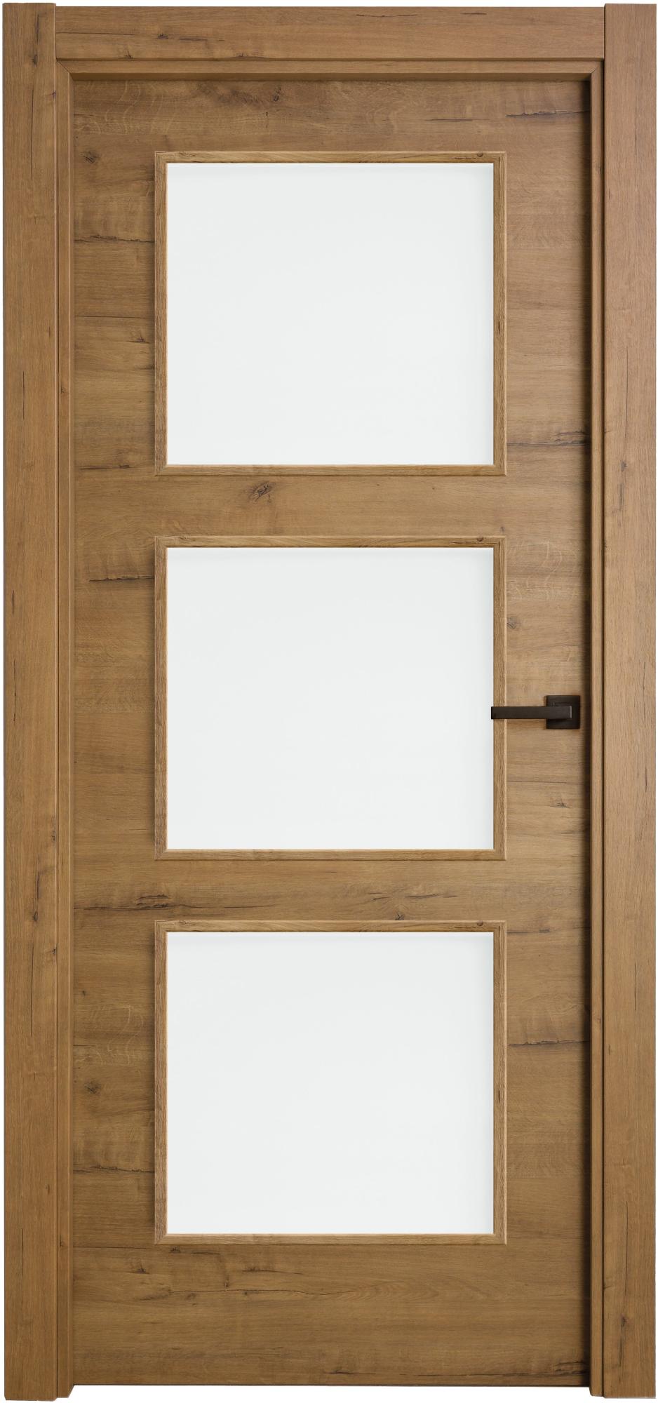 Puerta oslo gold roble apertura izquierda 60x20 con cristal 62.5cm de la marca Sin marca