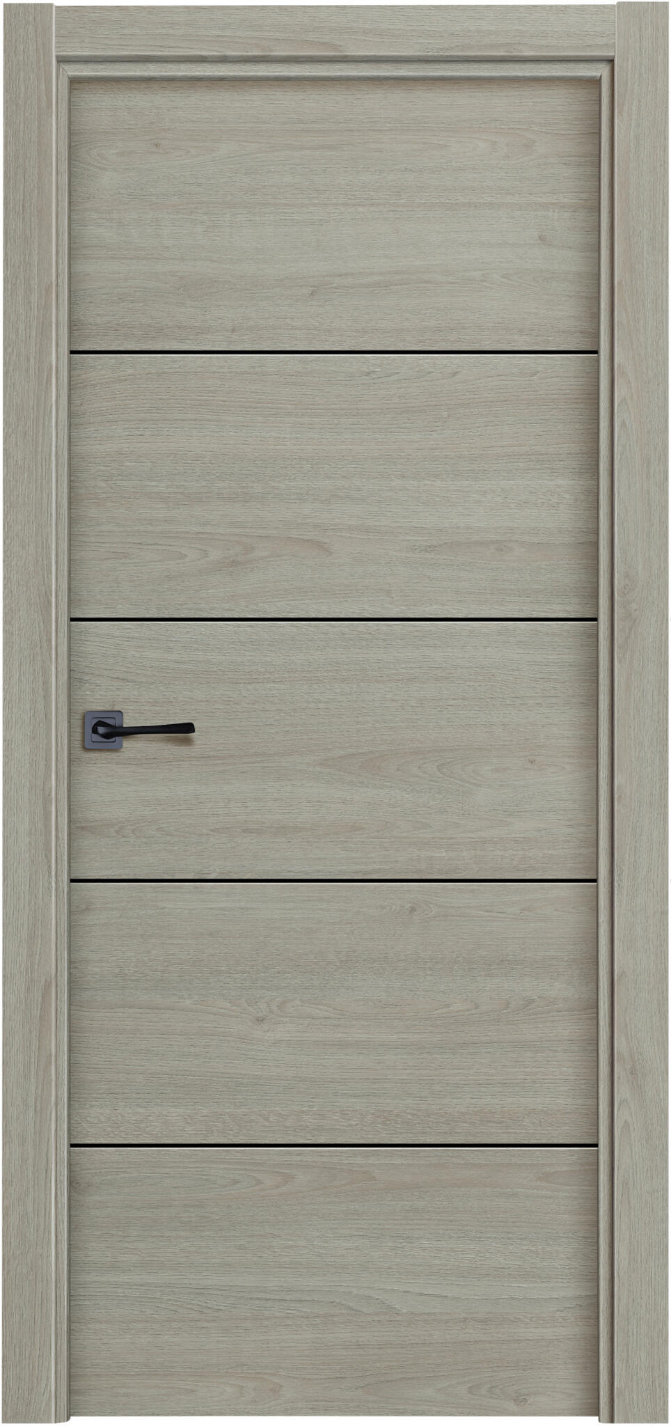 Puerta interior abatible berna vila roble gris apertura derecha 6x2 82.5cm