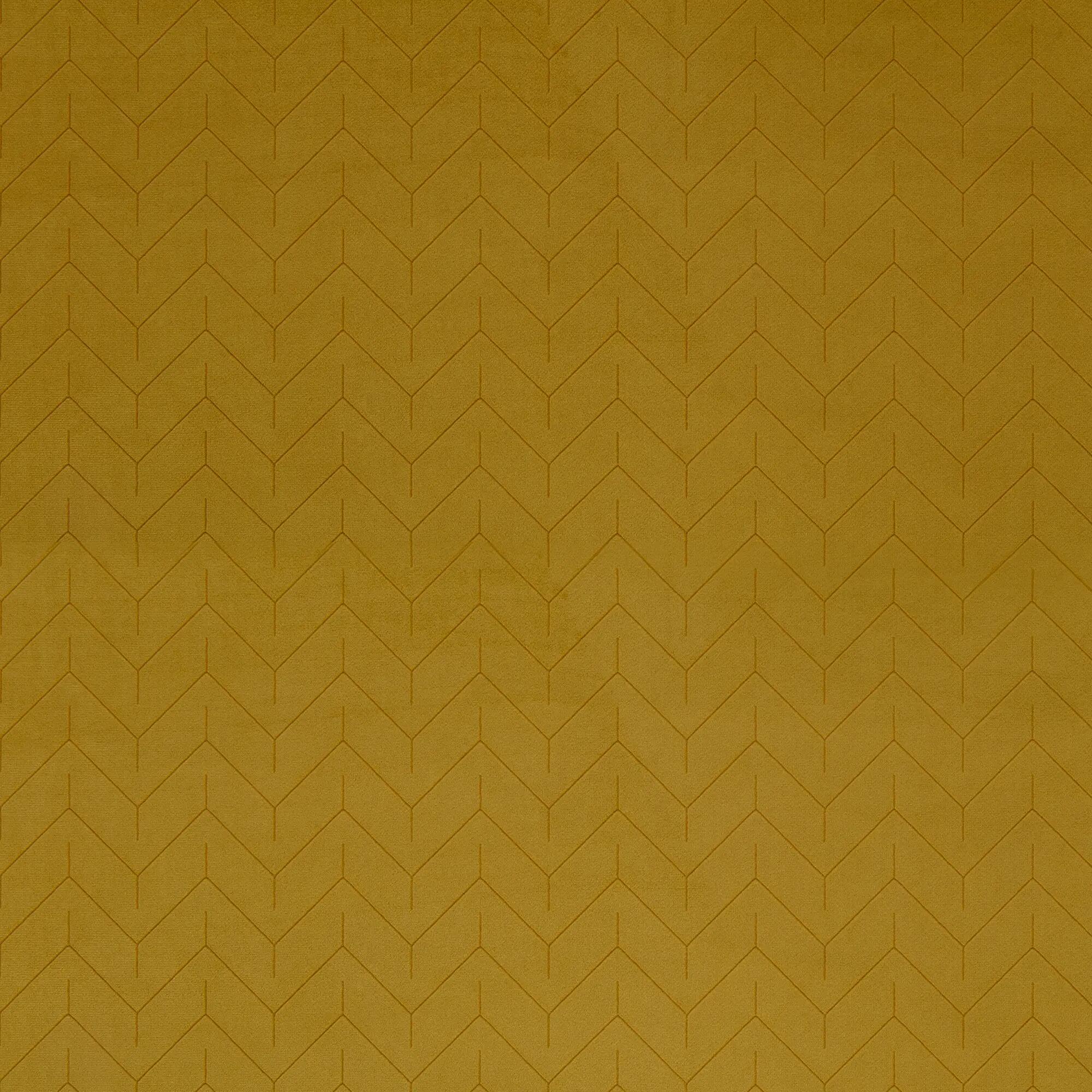 Tela al corte tapicería terciopelo gen mostaza ancho 140 cm