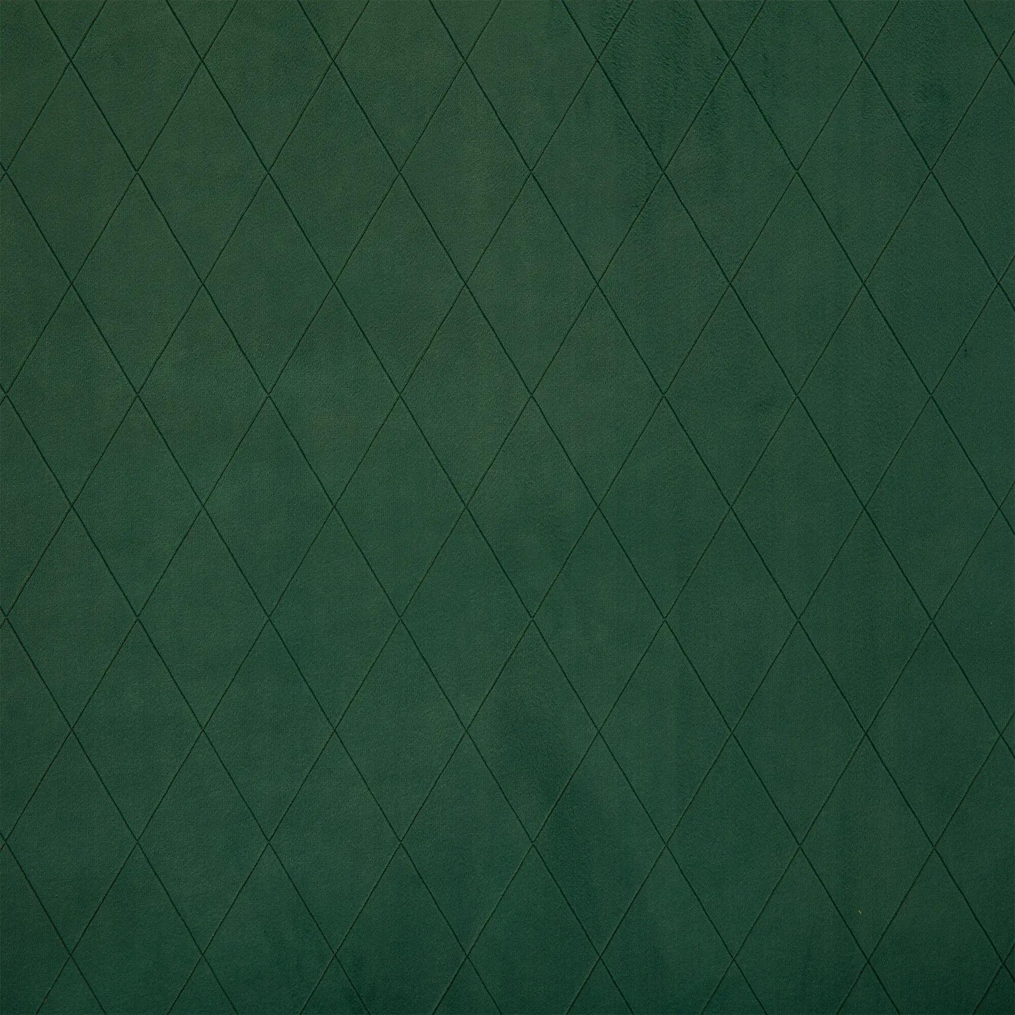 Tela al corte tapicería terciopelo rombo verde ancho 140 cm