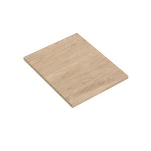 Estantería esquina pared madera roble marrón 20x20x127,5 cm - referencia  Mqm-815212