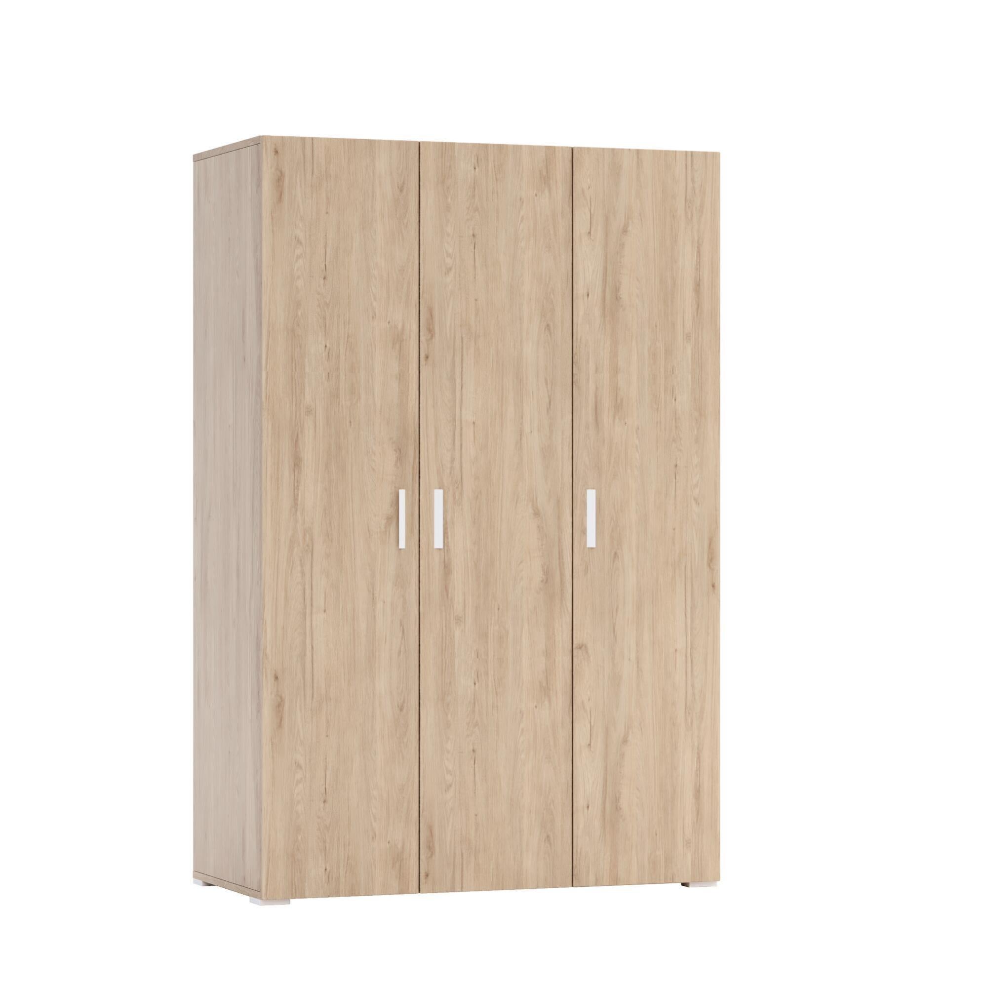 Armario ropero puerta abatible one one roble 125x191x53 cm de la marca Sin marca
