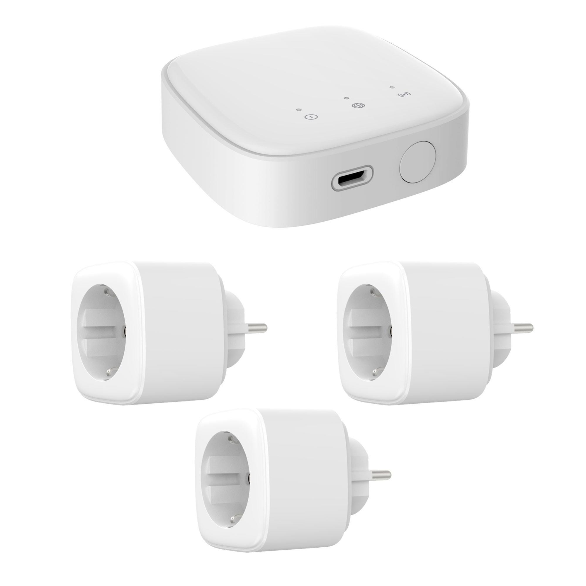 Kit de control LEXMAN Enki para tres enchufes conectados | Leroy Merlin
