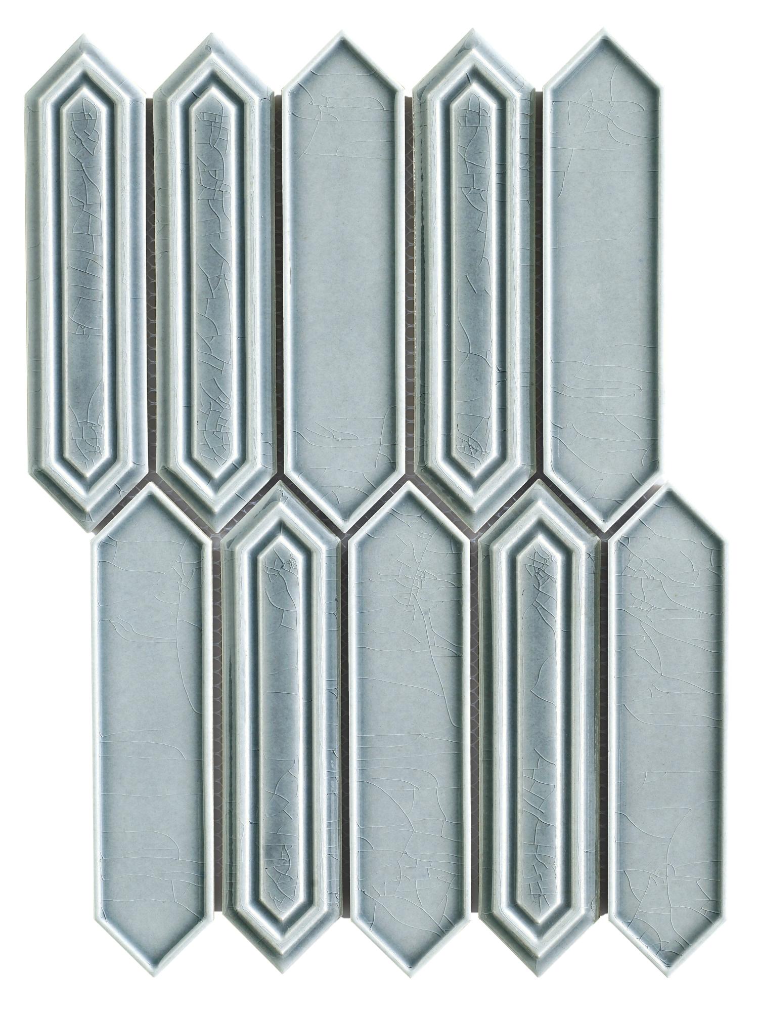 Mosaico tech sevilla 35.3x30 cm gris