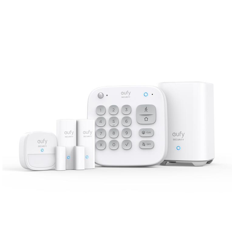 Kit alarma 5 piezas wifi sensor presencia/movimiento de control eufy