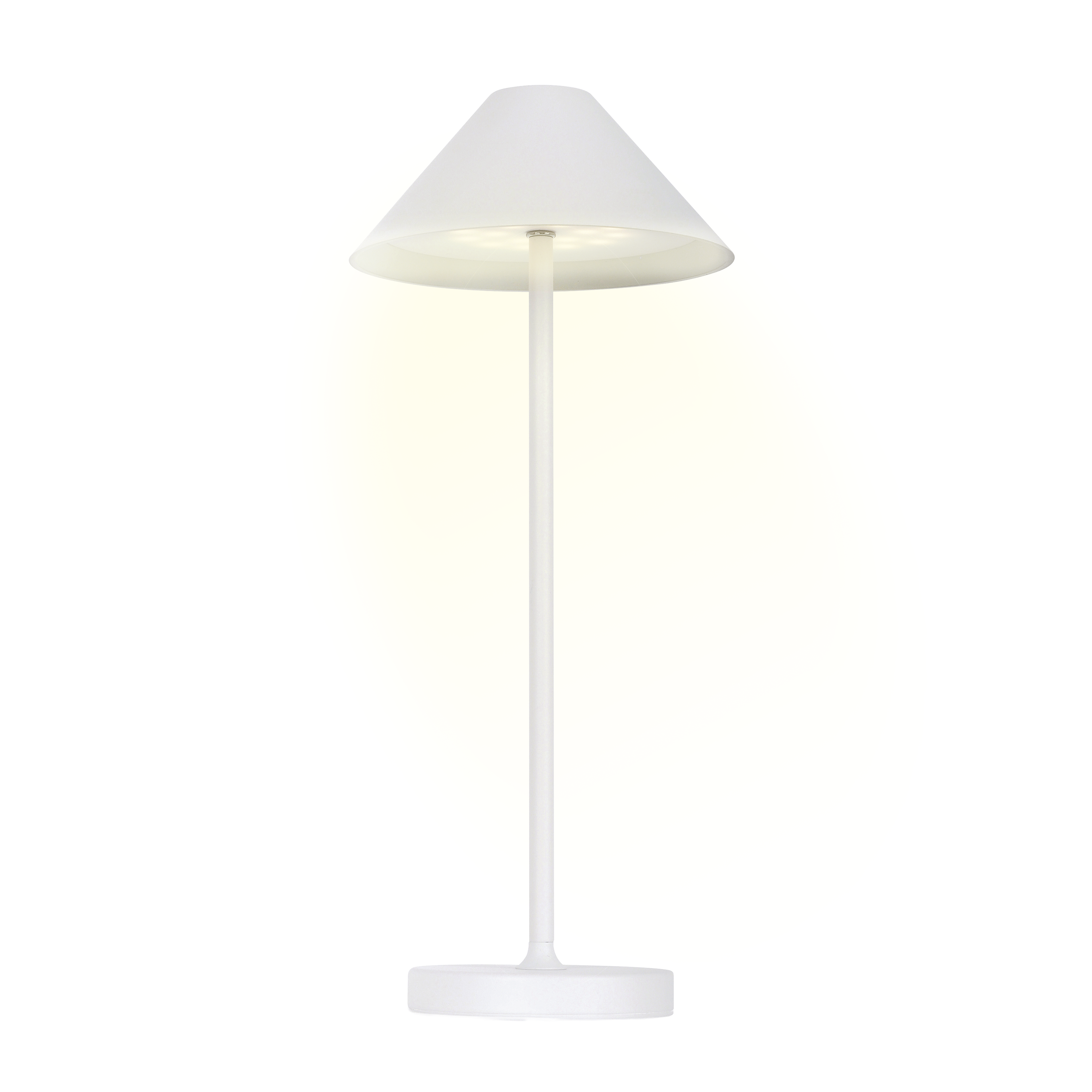 Lámpara de mesa exterior malia inspire blanco intensidad regulable ip54