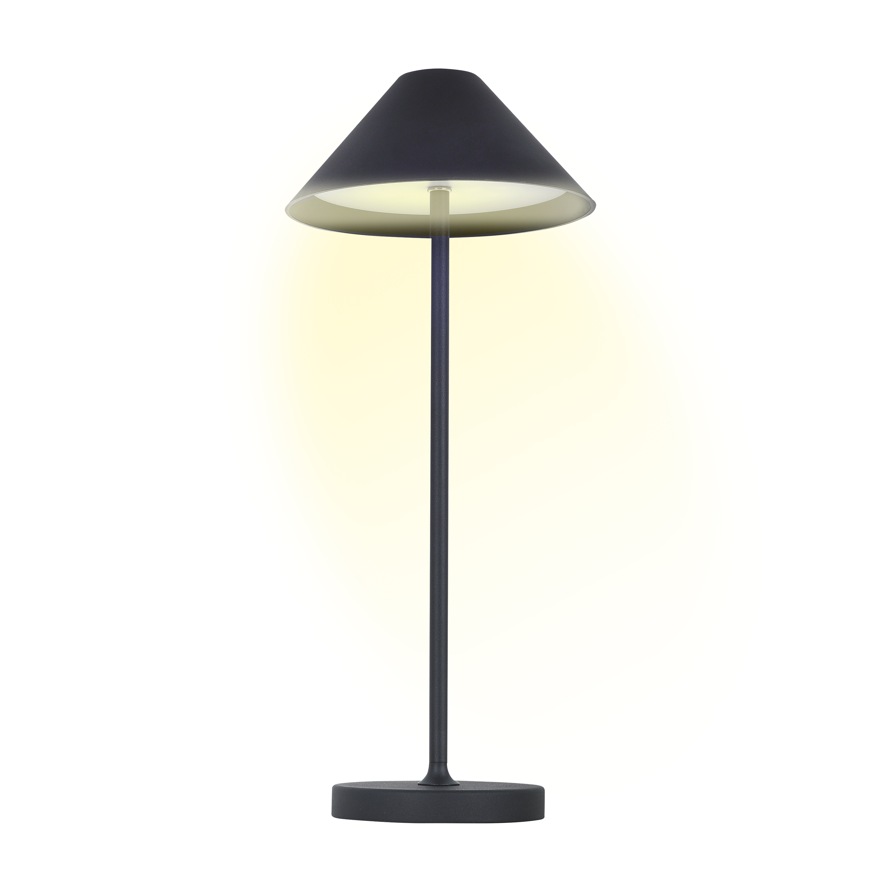 Lámpara de mesa exterior malia inspire negro intensidad regulable ip54