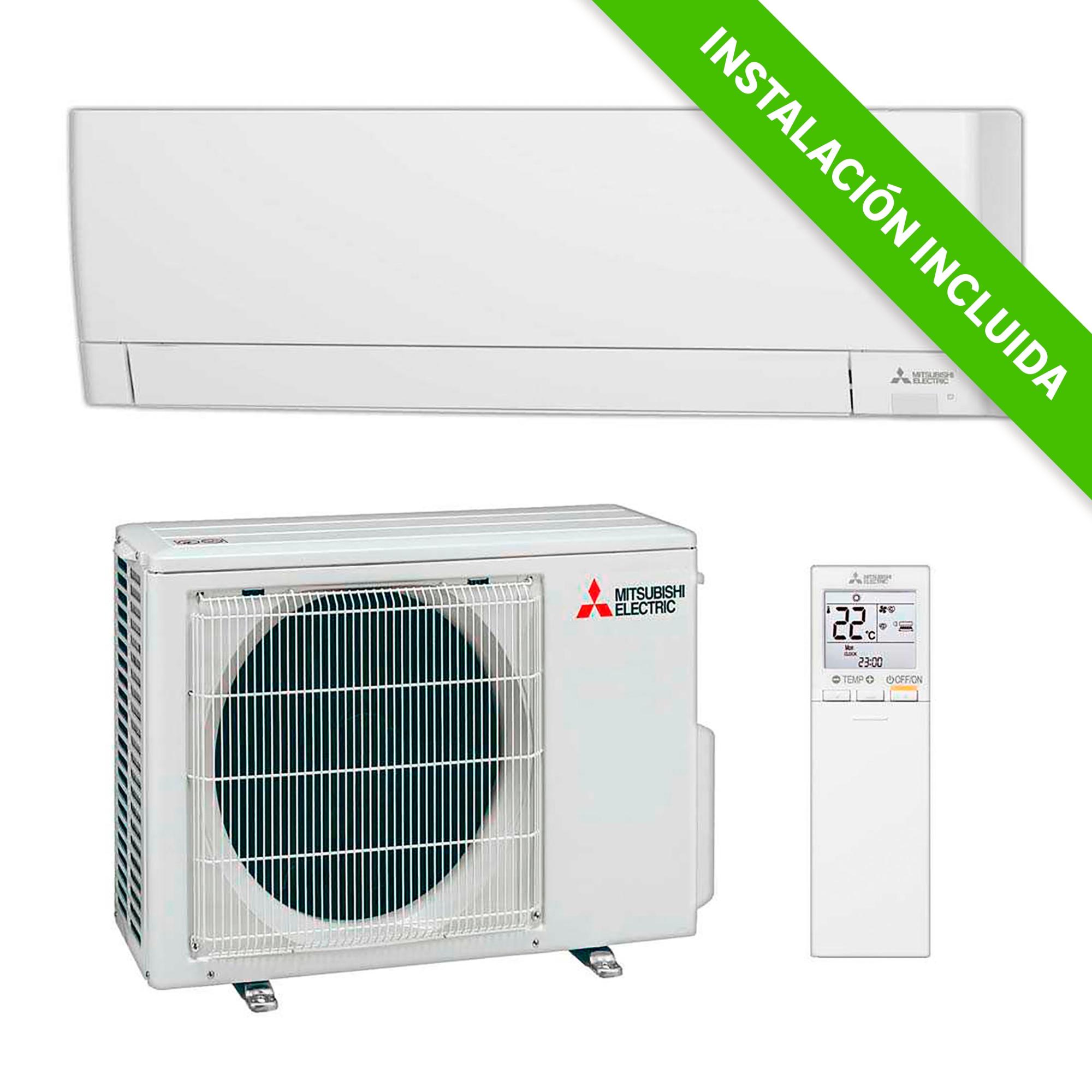 A/a 1x1 mitsubishi electric msz-ay25vgk wifi 2150 fg instalación incluida