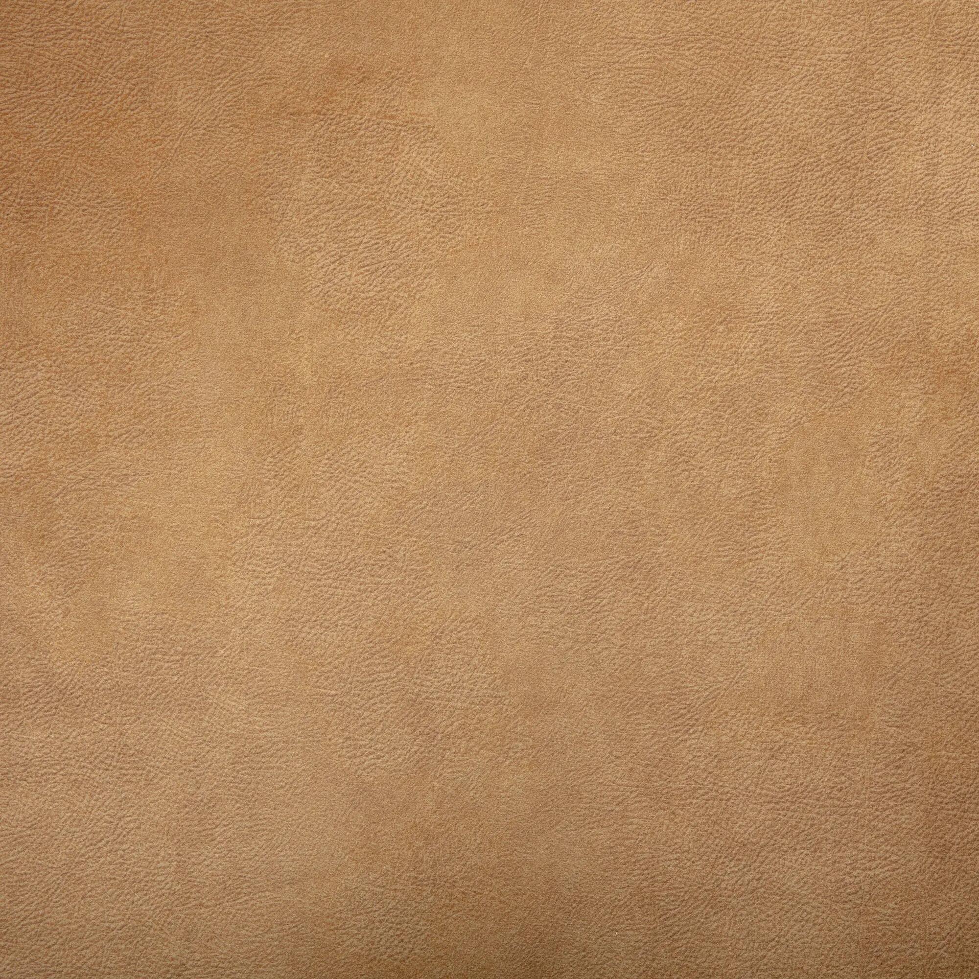 Tela al corte tapicería imitación piel vison café ancho 140 cm