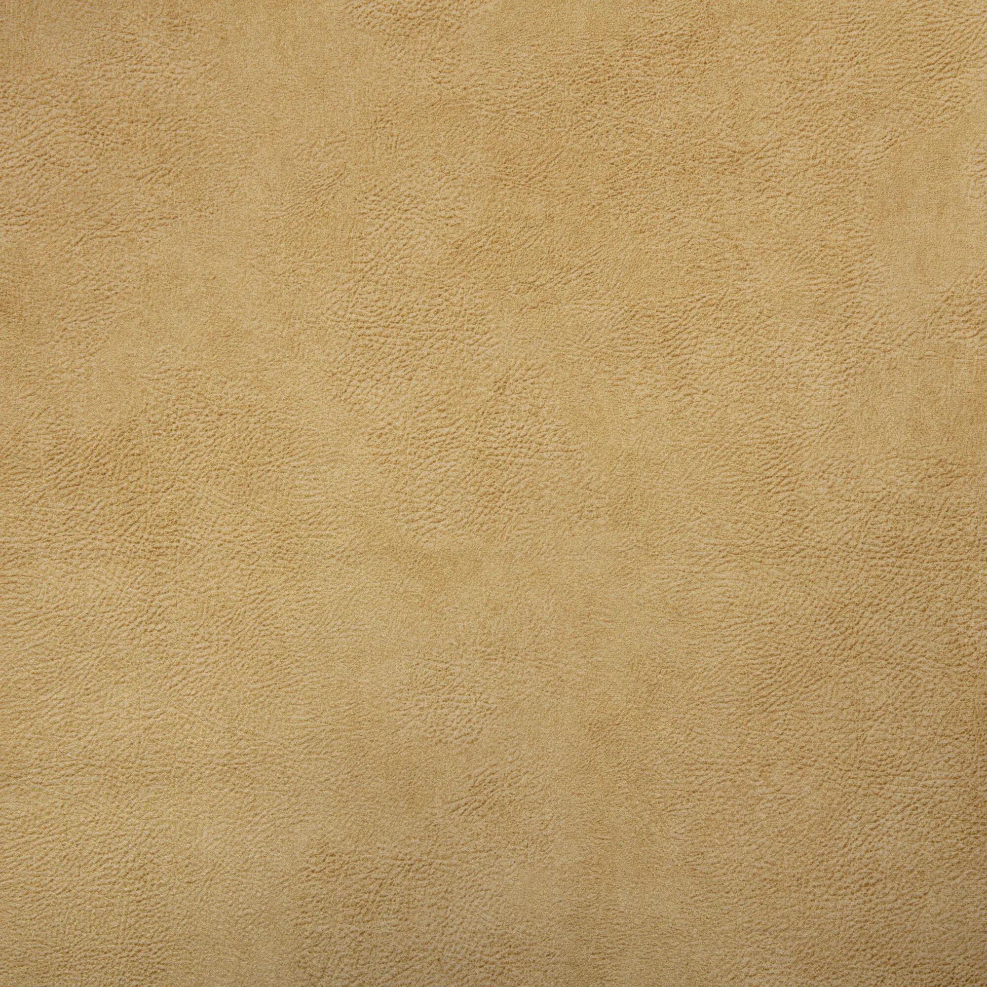 Tela al corte tapicería imitación piel vison mostaza ancho 140 cm