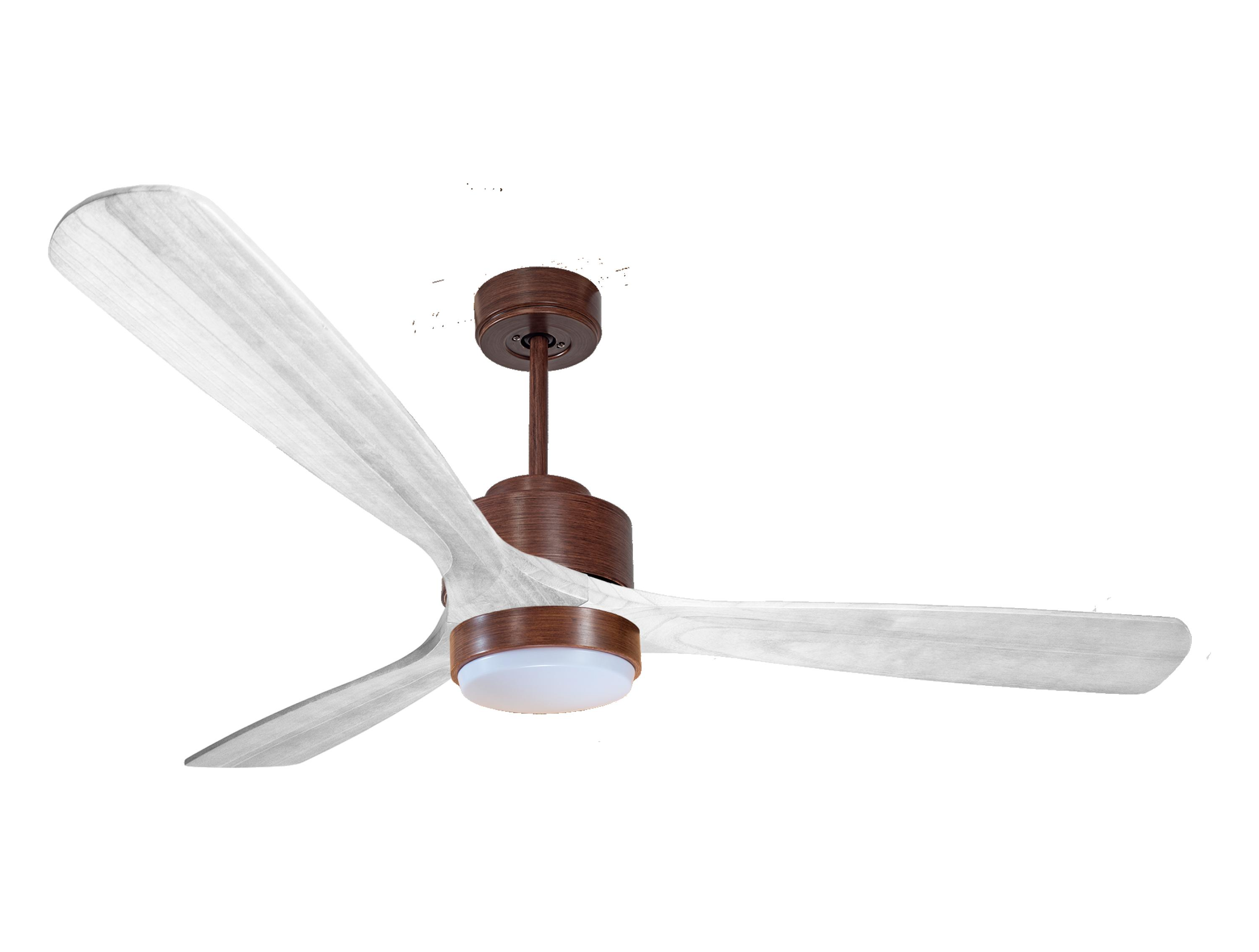 Ventilador de techo con luz motor dc zafiro d166 02 16 16 klassfan marrón 166 cm