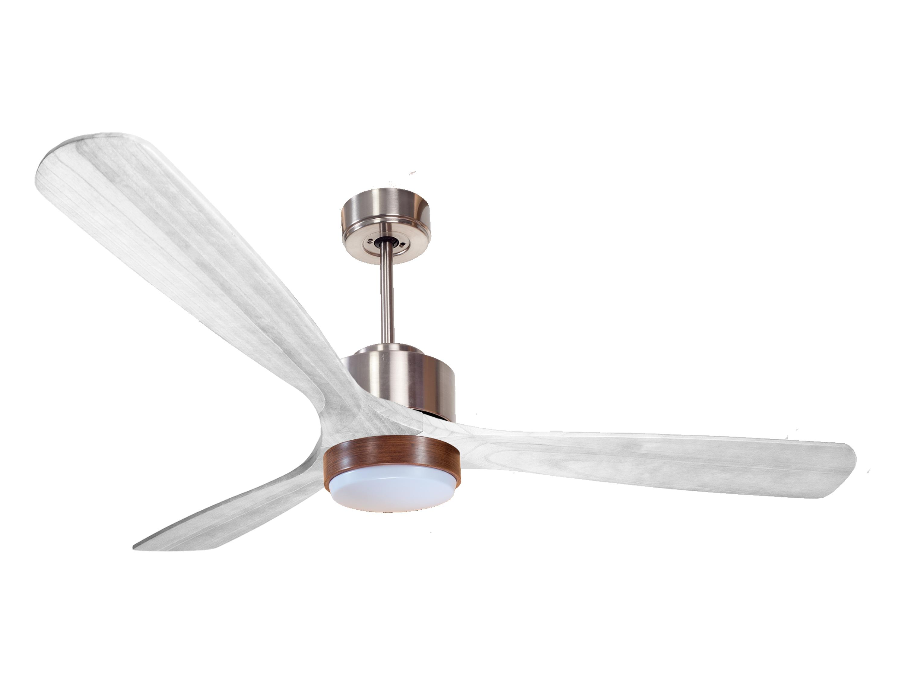 Ventilador de techo con luz motor dc zafiro d166 02 17 16 klassfan marrón 166 cm