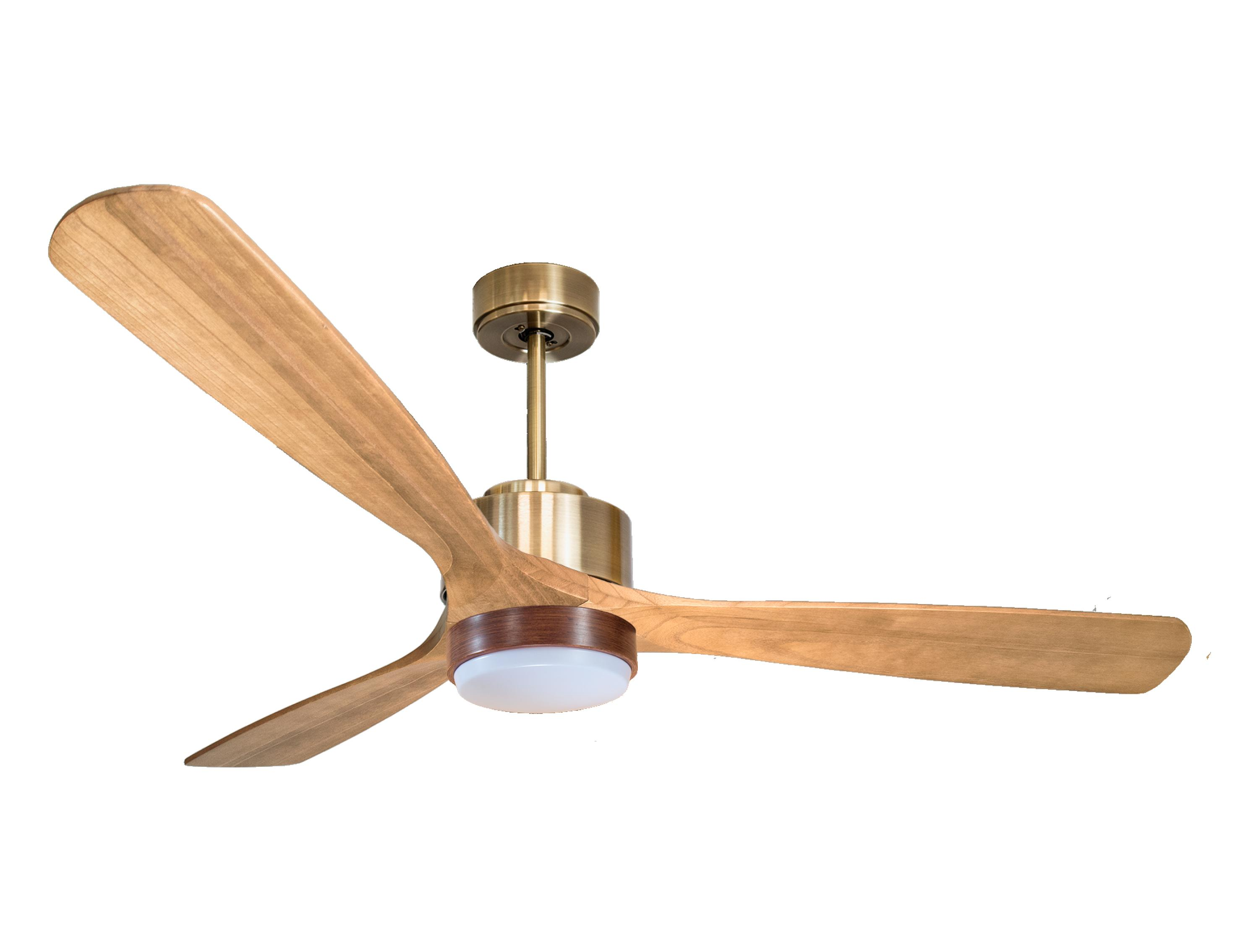 Ventilador de techo con luz motor dc zafiro d166 06 15 16 klassfan marrón 166 cm