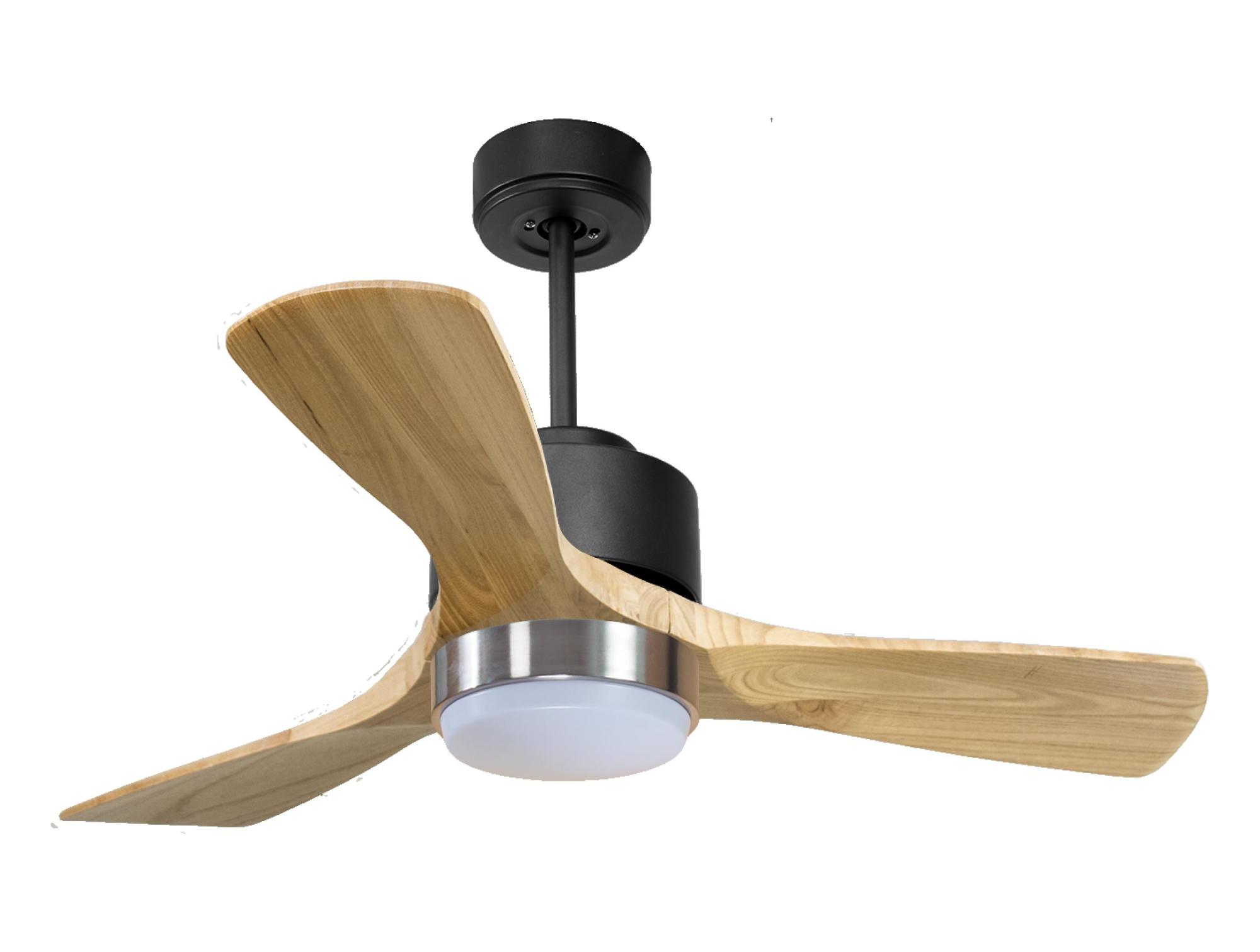 Ventilador de techo con luz motor dc zafiro d106 06 11 17 purline negro 106 cm