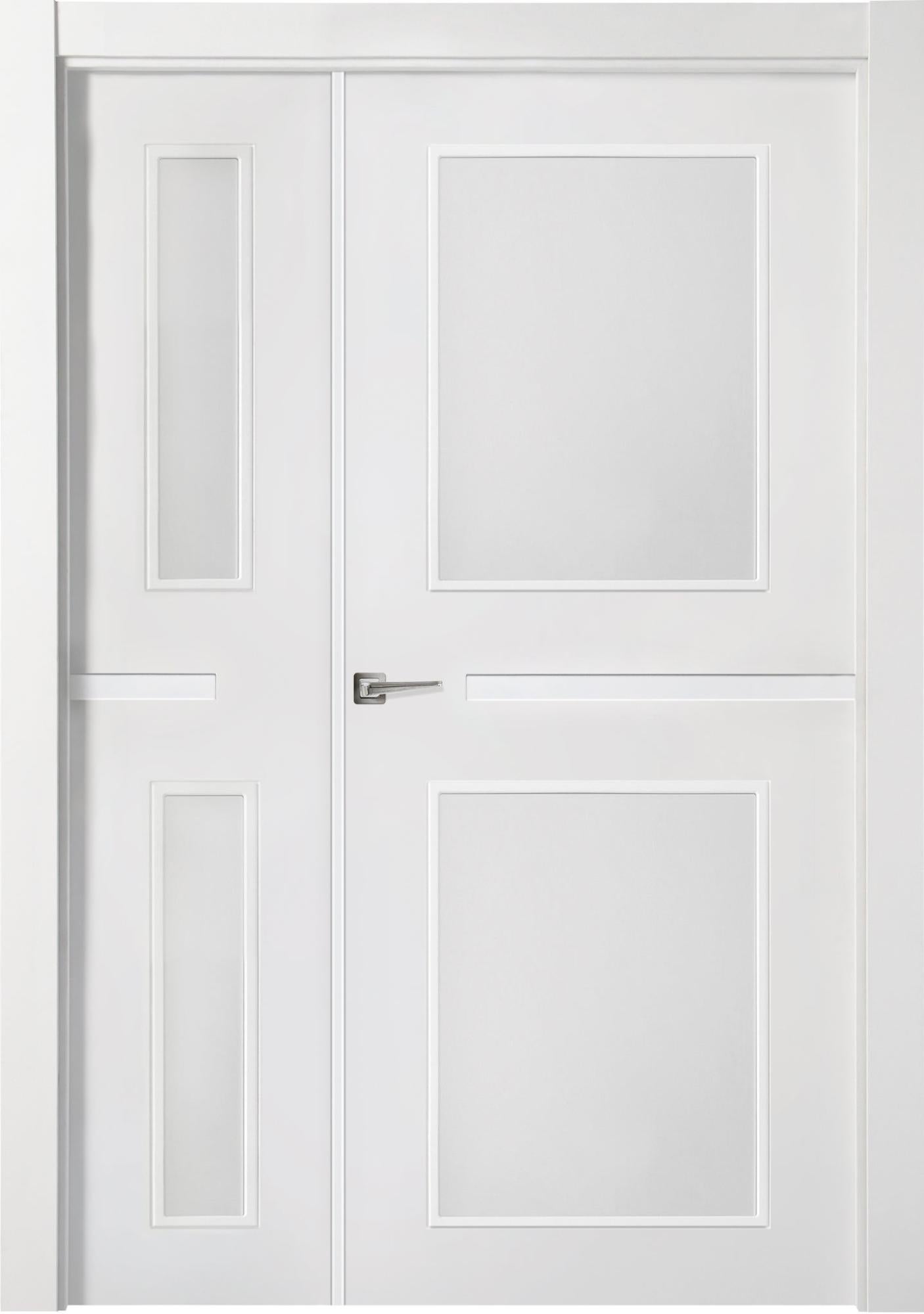 Puerta denver bl line blanco apertura derecha 60x20 con cristal 125cm de la marca ARTENS