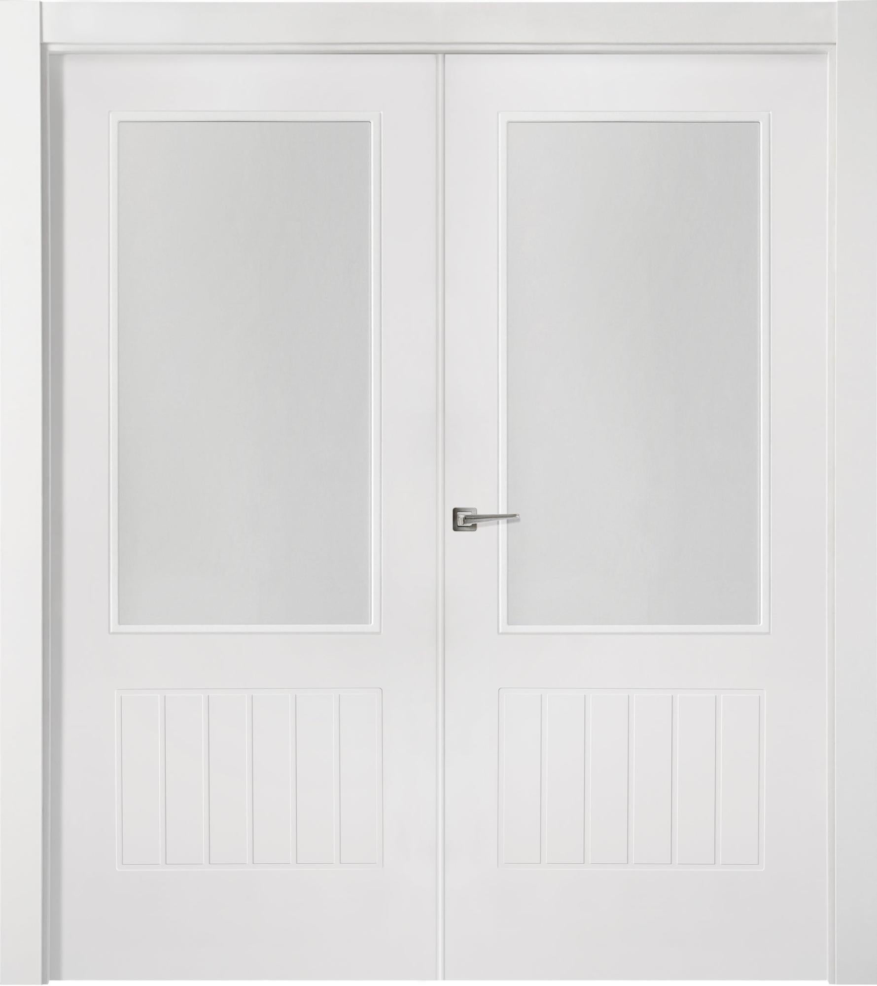 Puerta madison line plus blanco apertura derecha 70x20 con cristal 115cm de la marca ARTENS