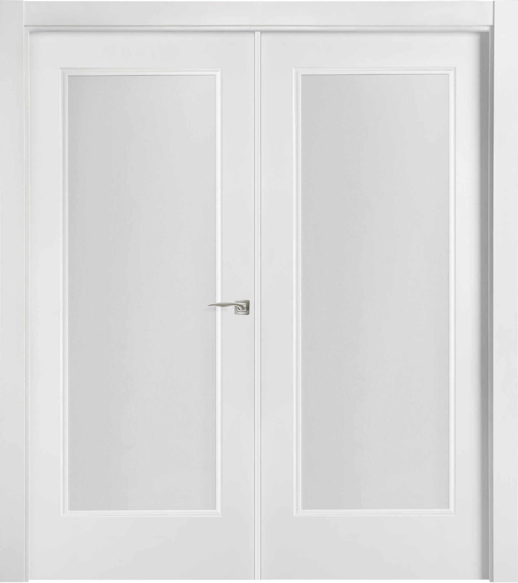Puerta tacoma line plus blanco apertura izquierda 60x20 con cristal 115cm de la marca ARTENS
