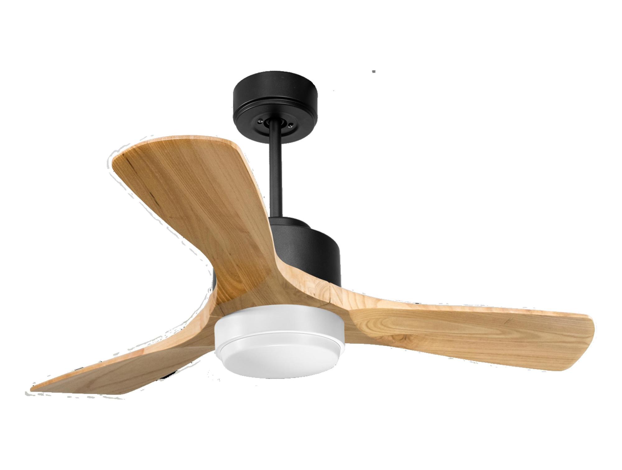 Ventilador de techo con luz motor dc zafiro d106 06 11 12 purline negro 106 cm