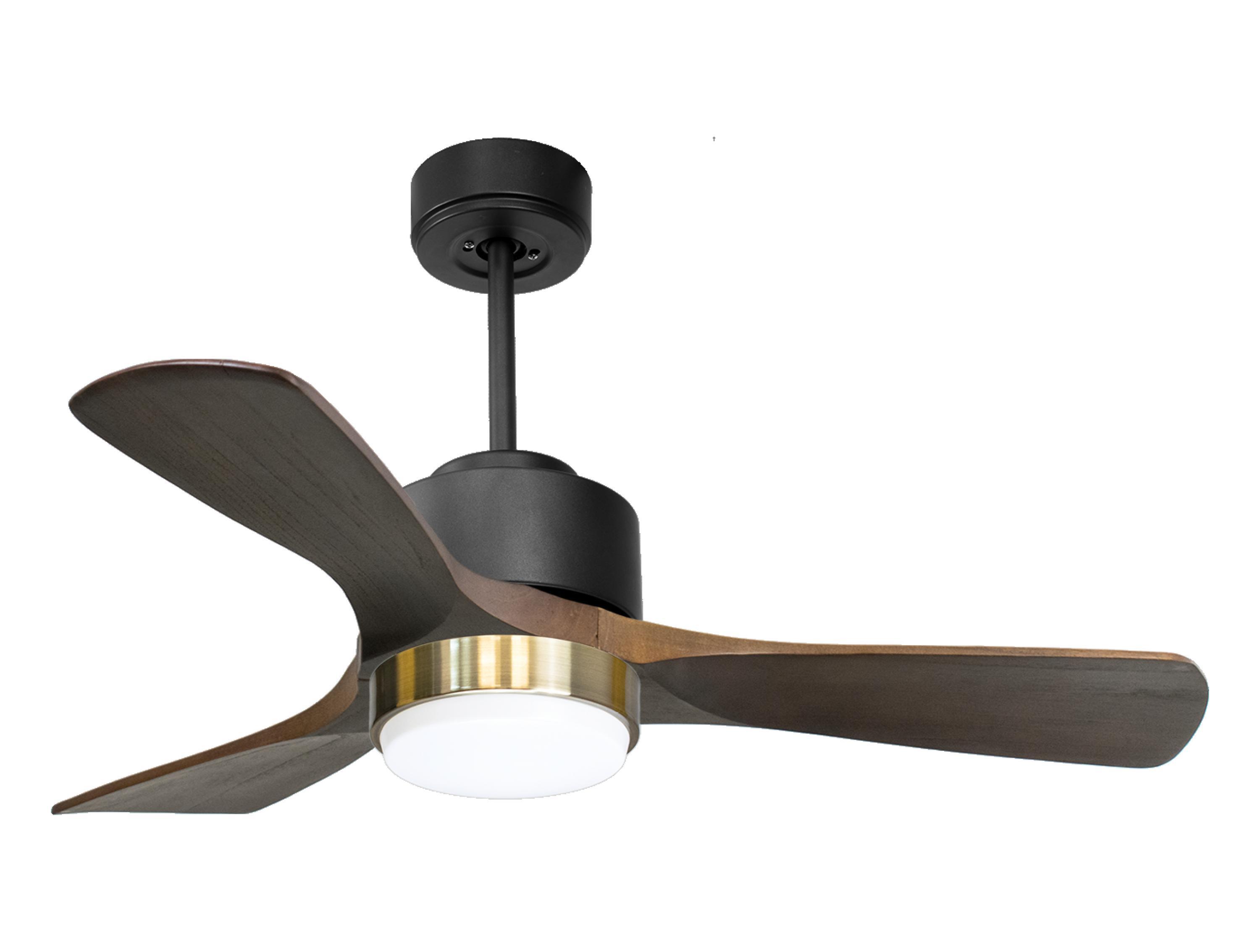 Ventilador de techo con luz motor dc zafiro d106 04 11 15 purline negro 106 cm
