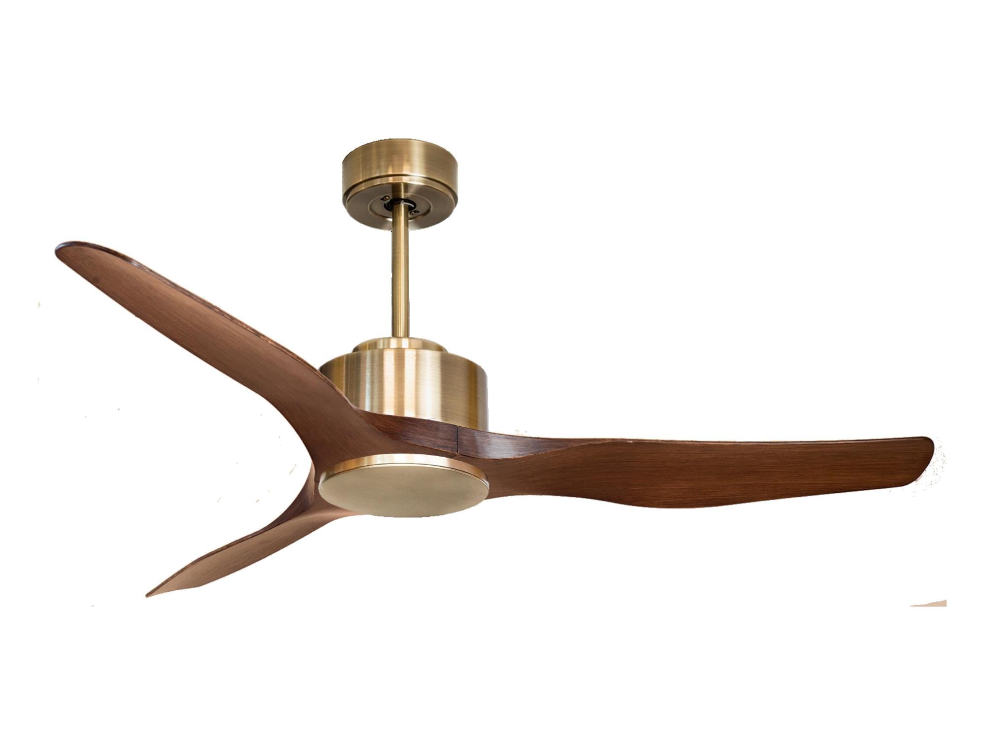 Ventilador de techo sin luz motor dc baza d127 03 15 purline marrón 127 cm
