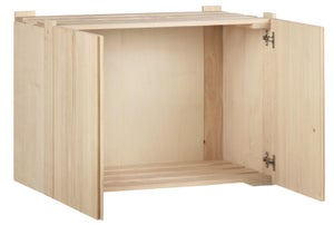Estantería librería Gala de 7 baldas de madera maciza de pino  216,7x79,6x25cm