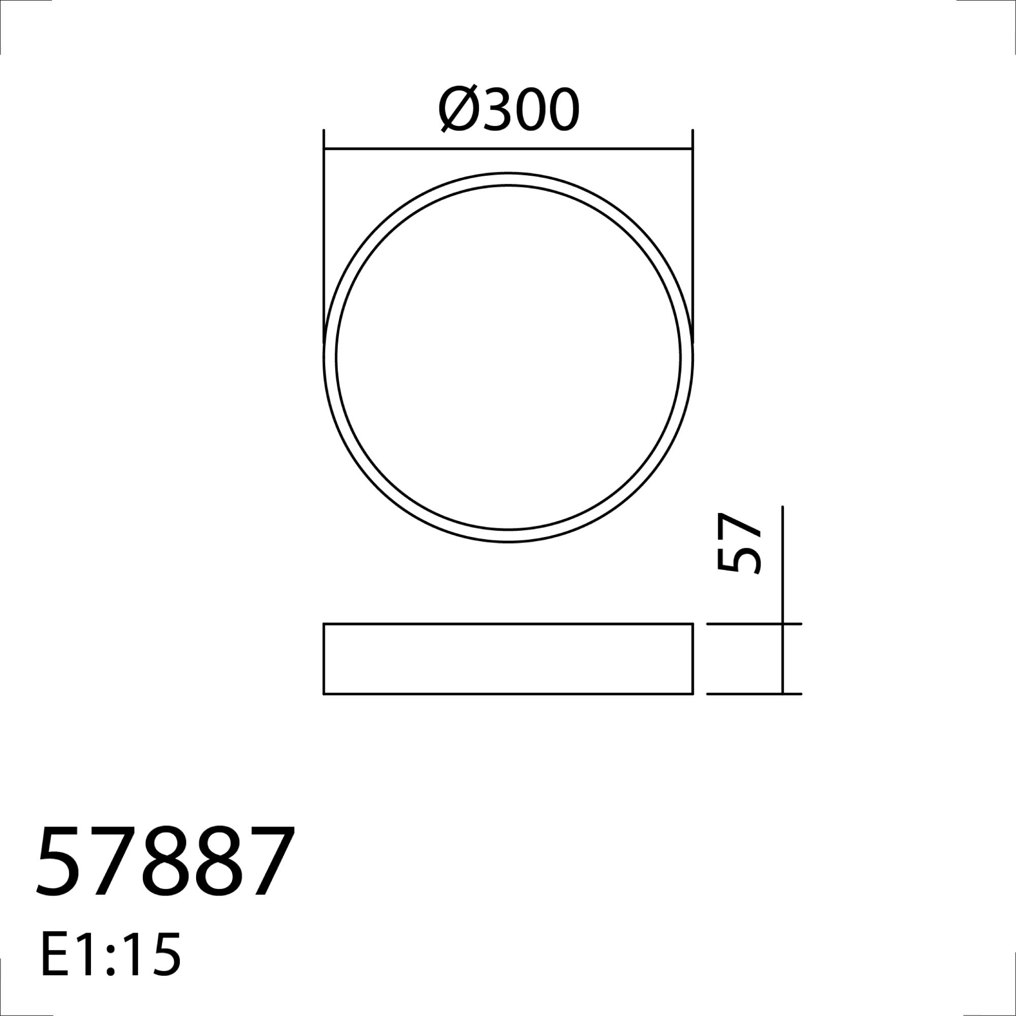 Plafón celio 48w blanco neutro blanco 30 cm diámetro