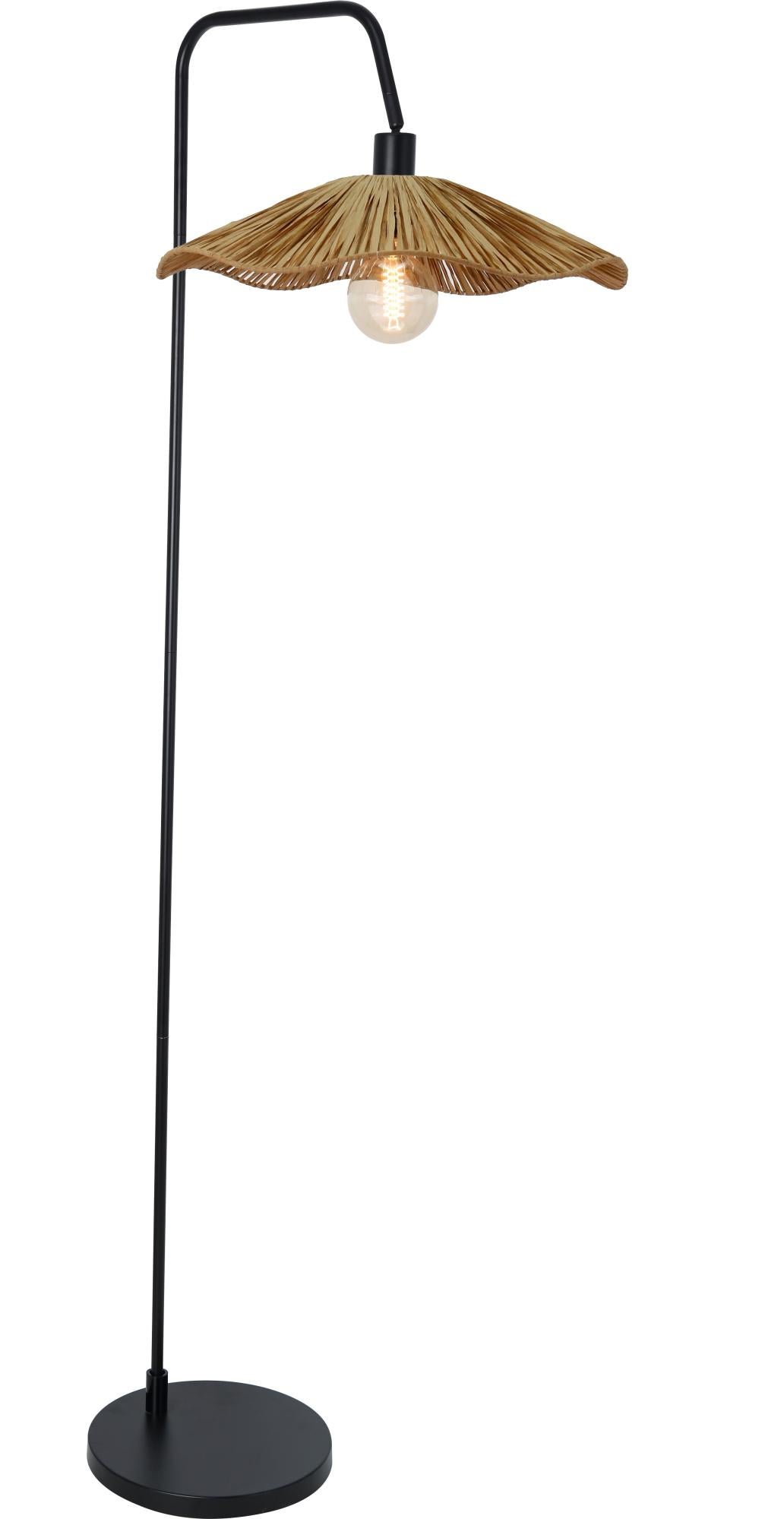 Lámpara de pie asiática cisne e27 papel vegetal 153 cm alto