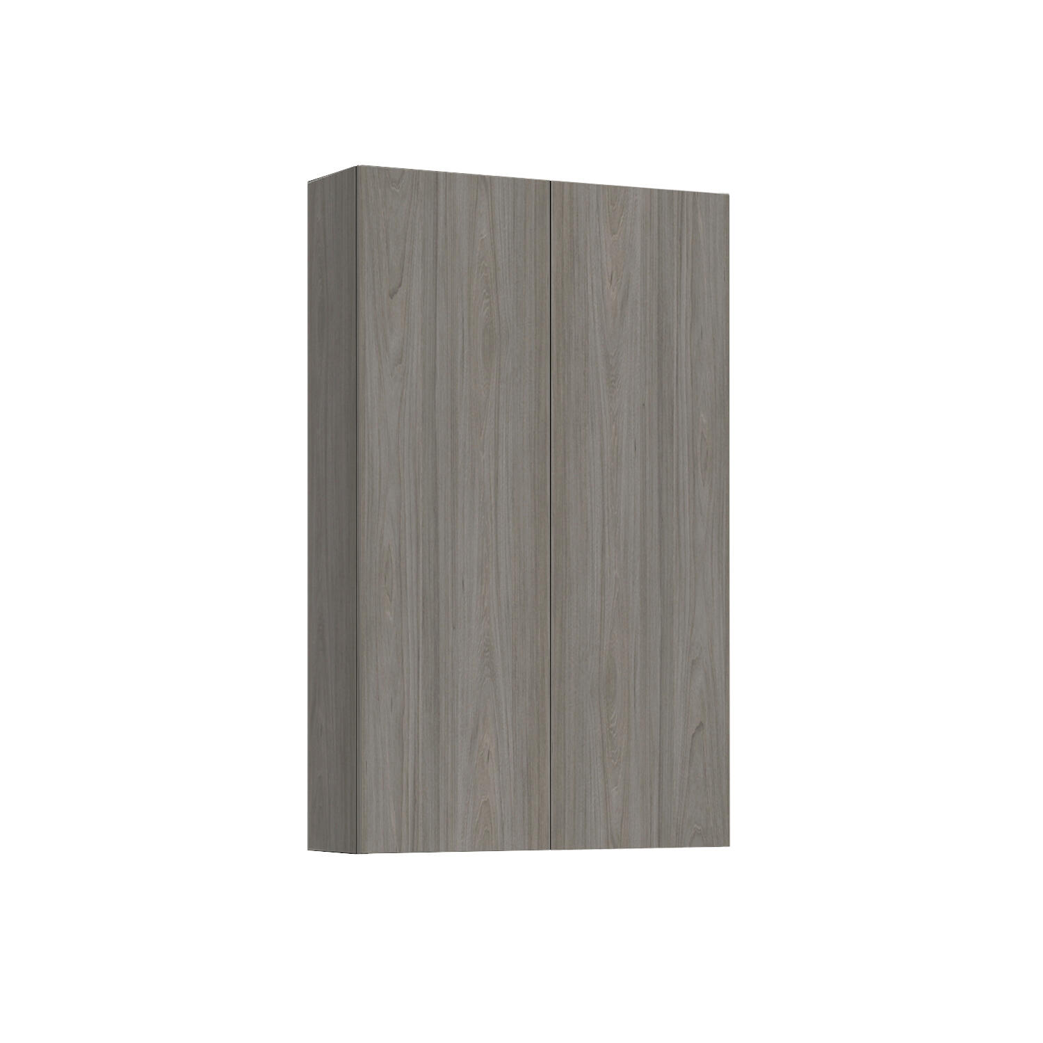 Armario de baño para colgar kansha roble gris 80x50x15 cm
