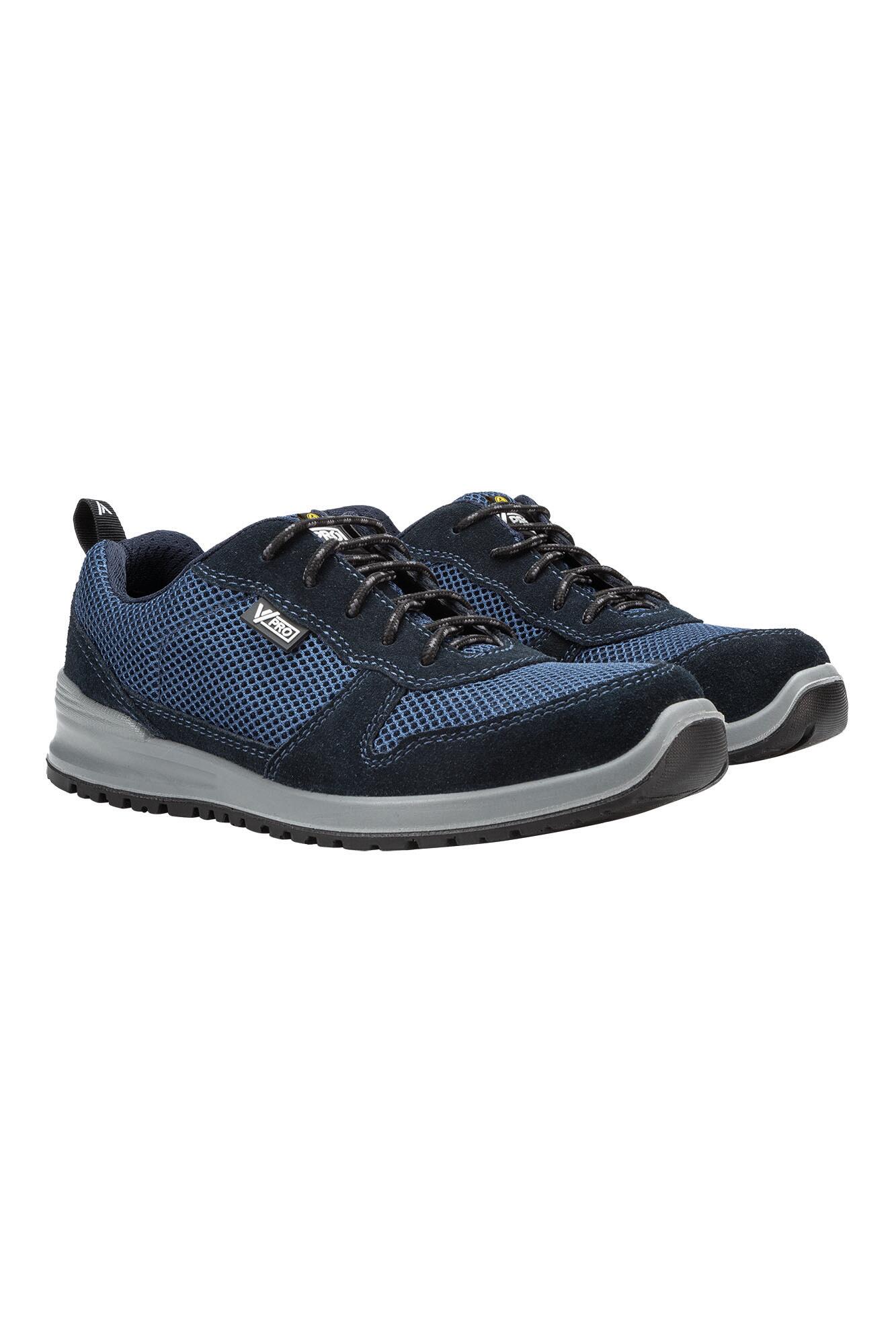Zapatos de seguridad metal free s1psrc azul navy t43