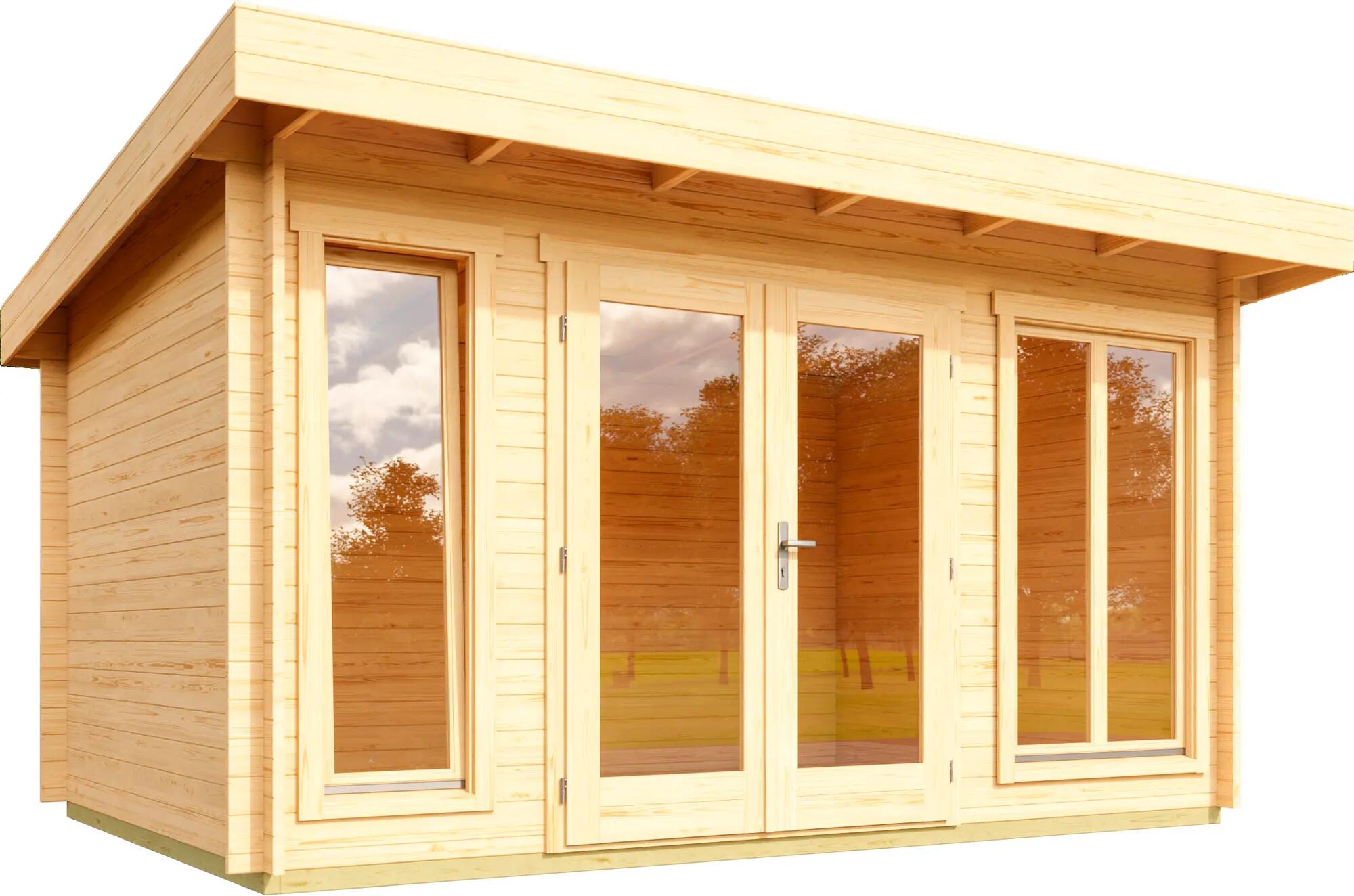 Caseta de madera dorset 2 de 430 x 239 x 370 cm y 11.24 m²