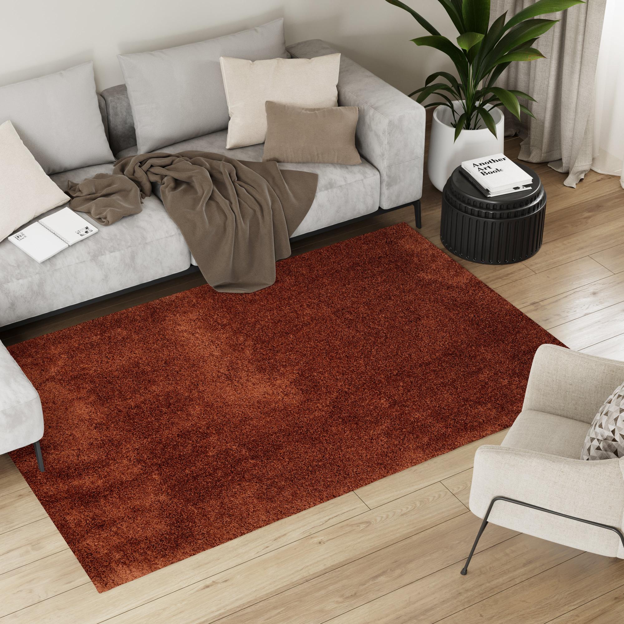 Alfombra poliéster blizz terra 160x230cm