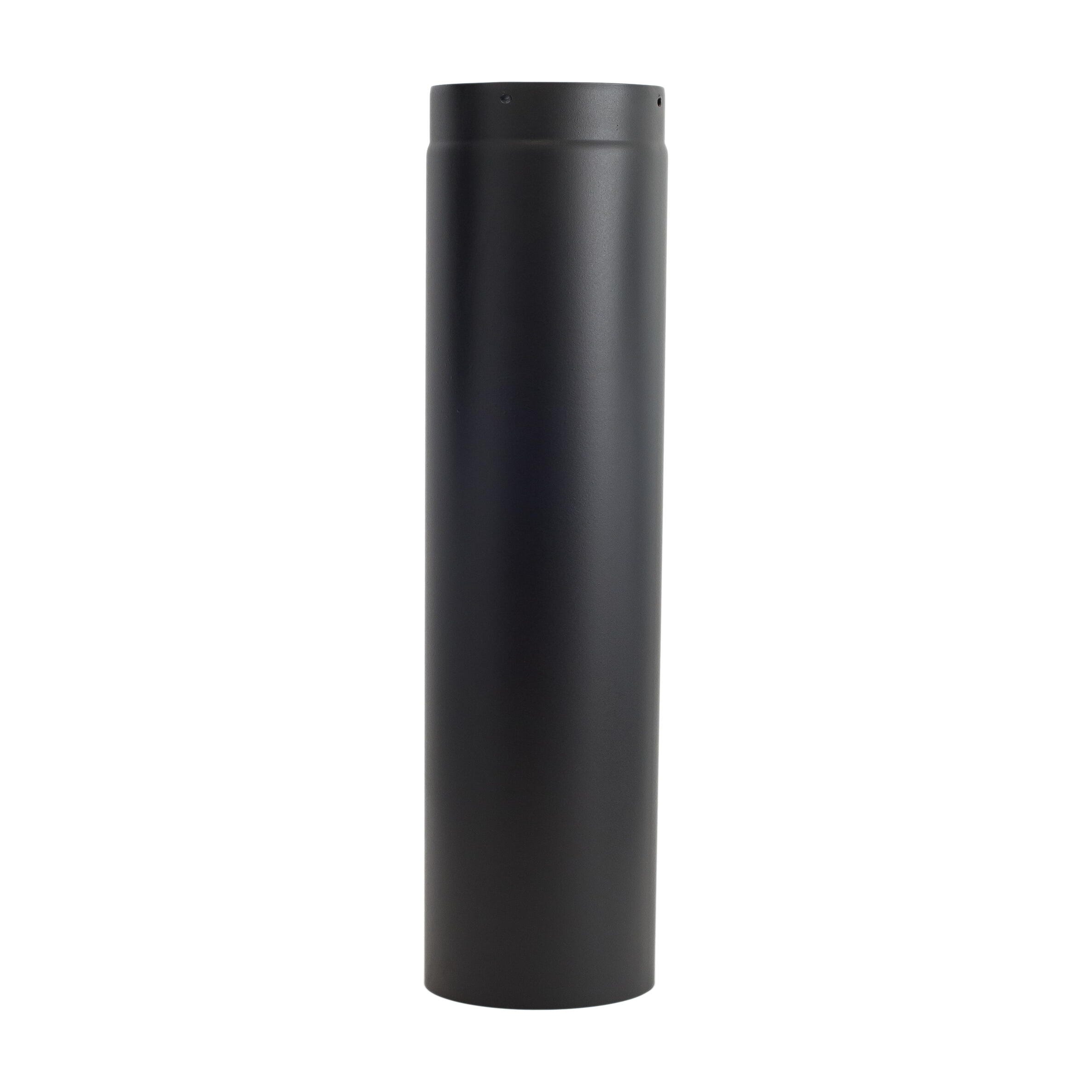 Wolfpack Tubo de Estufa Acero Vitrificado Negro Ø 120 mm. Ideal Estufas de  Leña, Chimenea, Alta resistencia, Color Negro