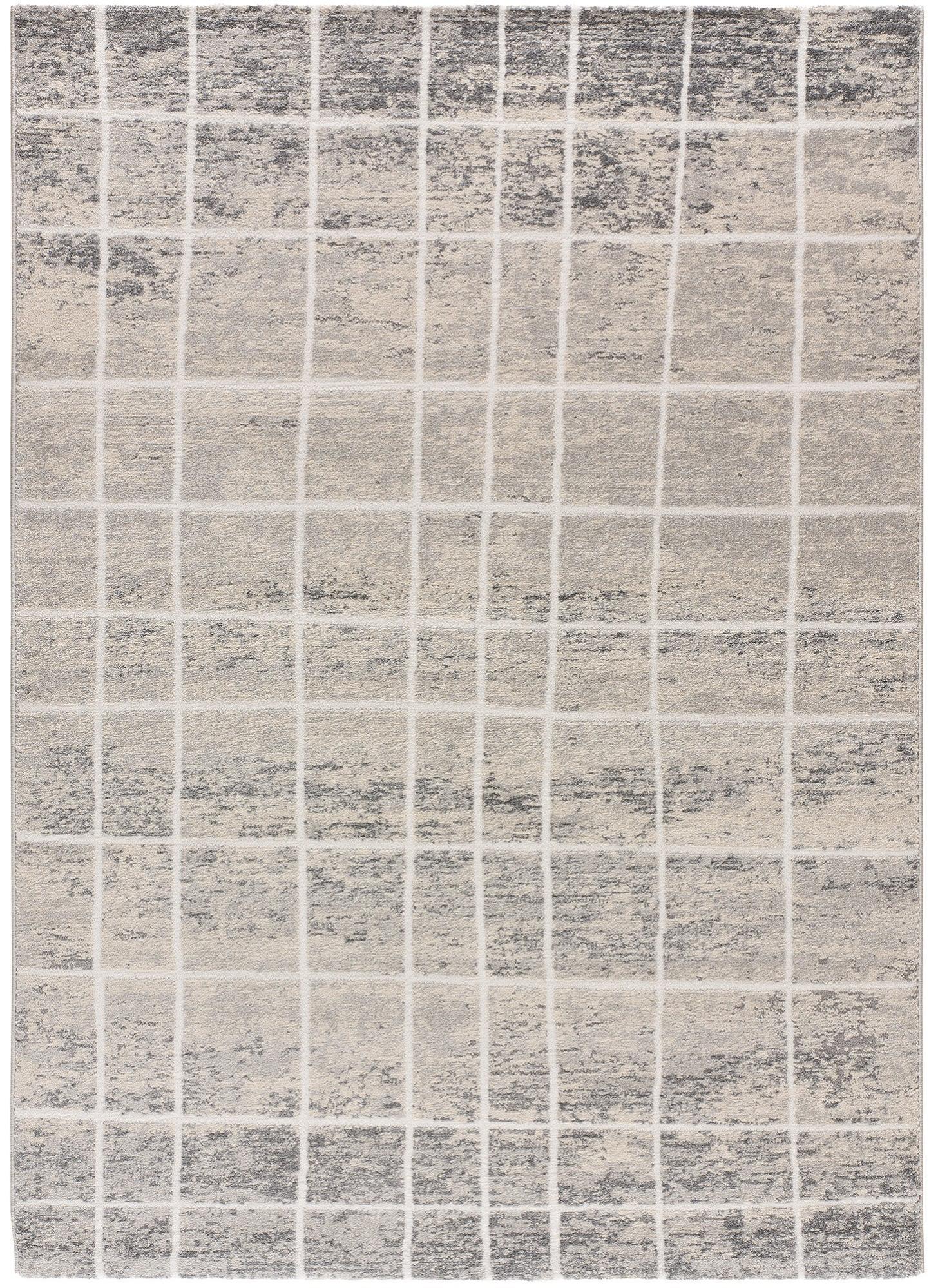 Alfombra polipropileno sensation 12530 plata 200x290cm