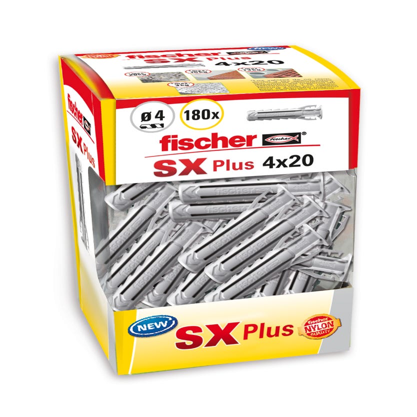 Taco de expansión SX diametro de 6 mm. - Fischer - Caja