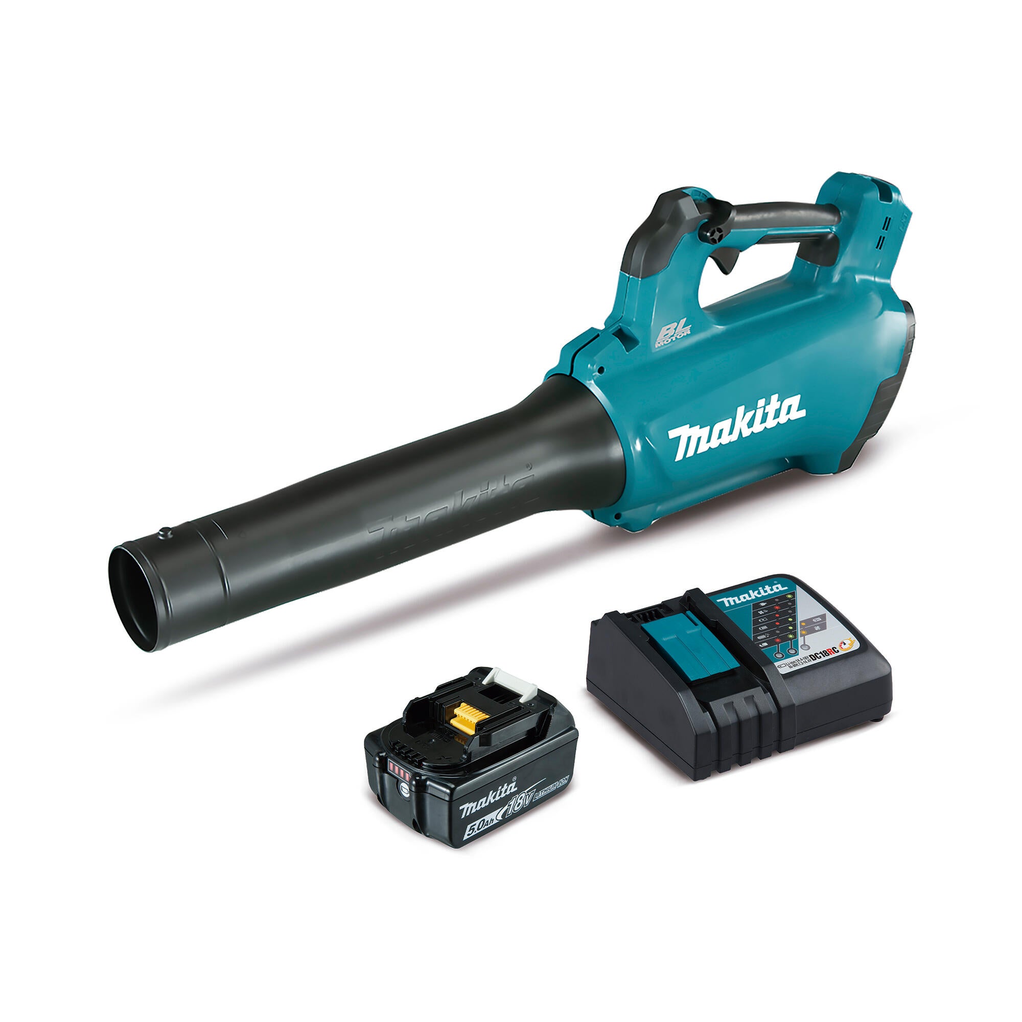 Soplador a batería makita dub184rt 18v 187 km/h velocidad de soplado de la marca Makita