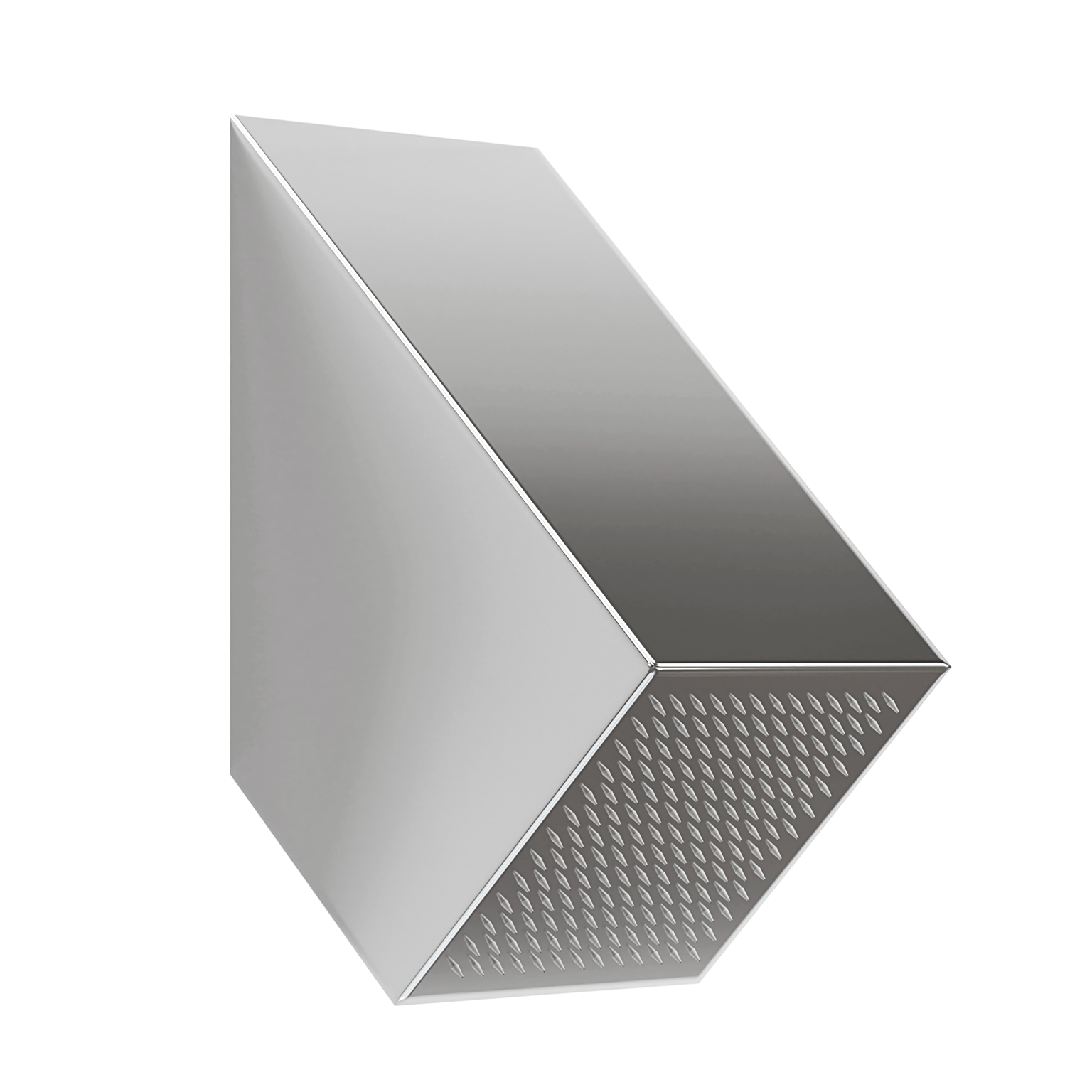 Rociador para ducha de piscina de acero inox antical de 10x10 cm aqa