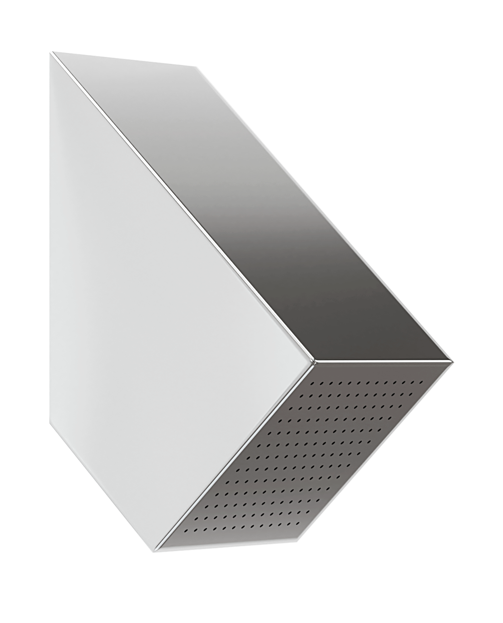 Rociador para ducha de piscina de acero inox de 13x13 cm aqa