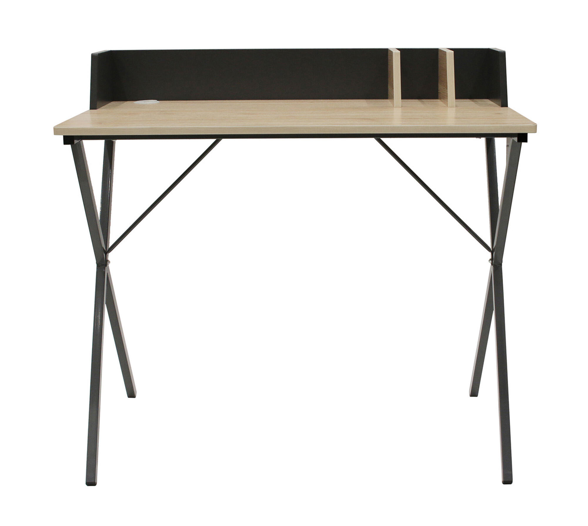 Mesa de escritorio shaw de mdf color negro de 84x50x90cm
