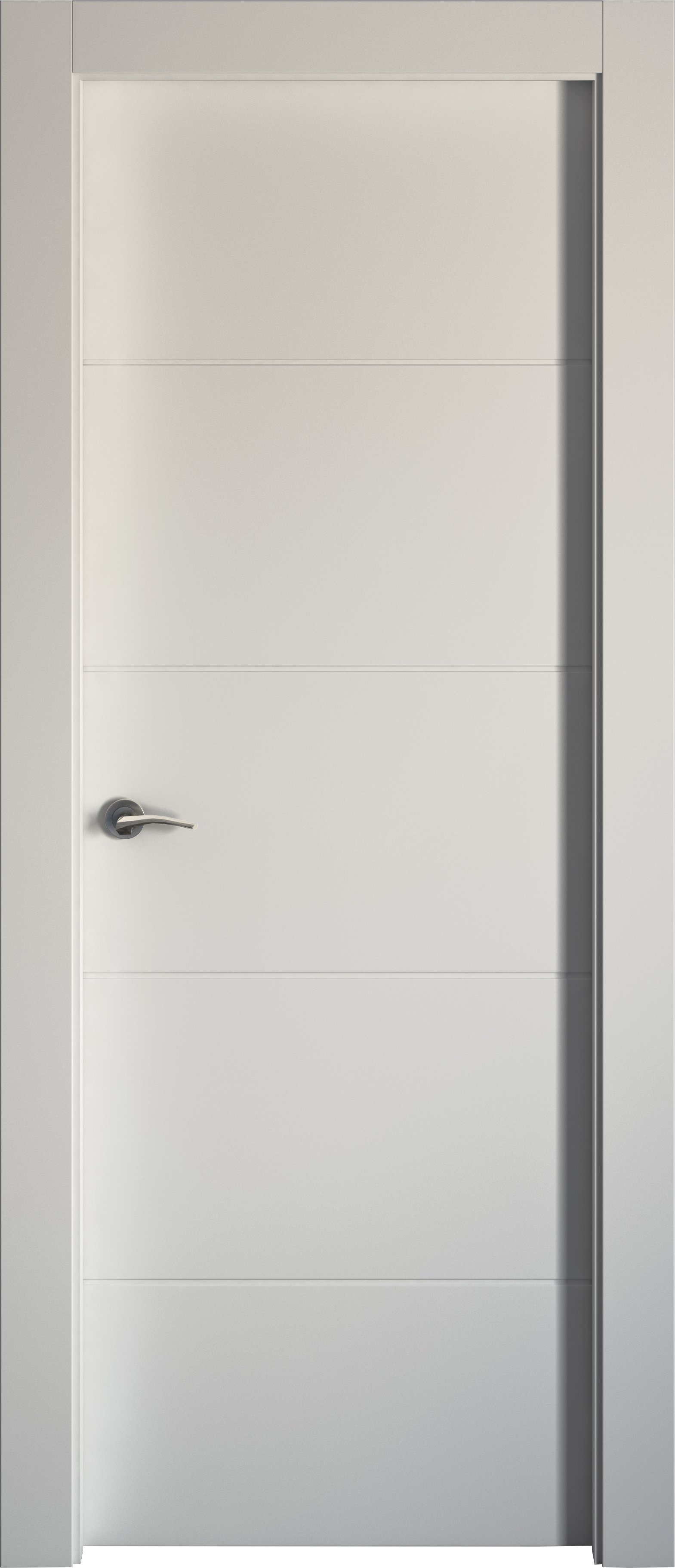 Puerta abatible holanda blanca aero blanco derecha de 110x30 y 62.5cm