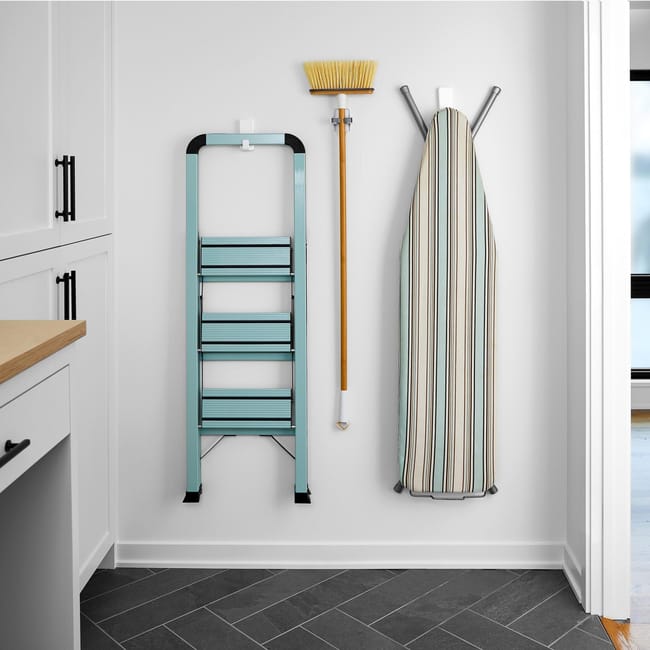 1 percha colgador adhesivo blanco Leroy Merlin