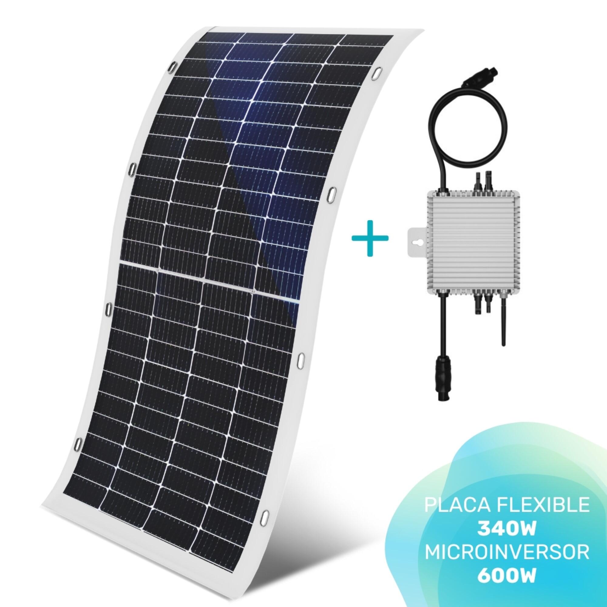 Kit panel solar auto-enchufable para balcón taurus 340w