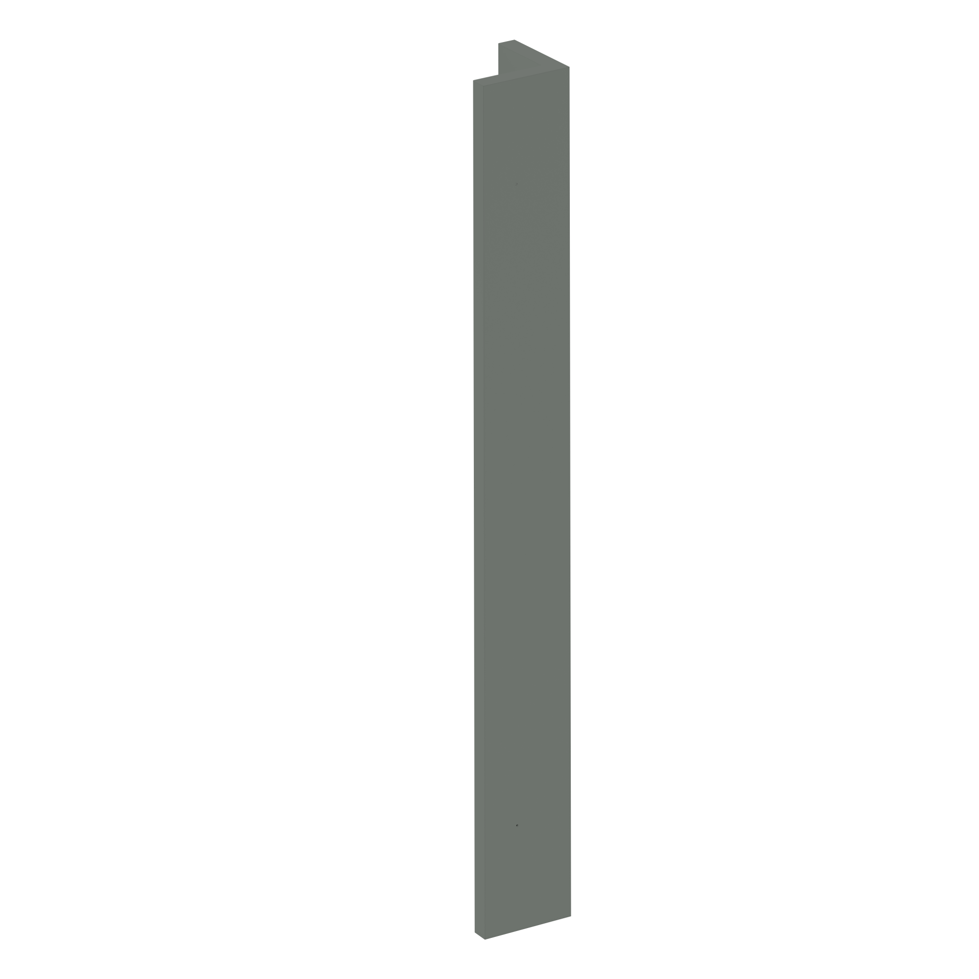 Regleta angular de cocina vienne verde mate h 76.8 - 90 x 90 cm