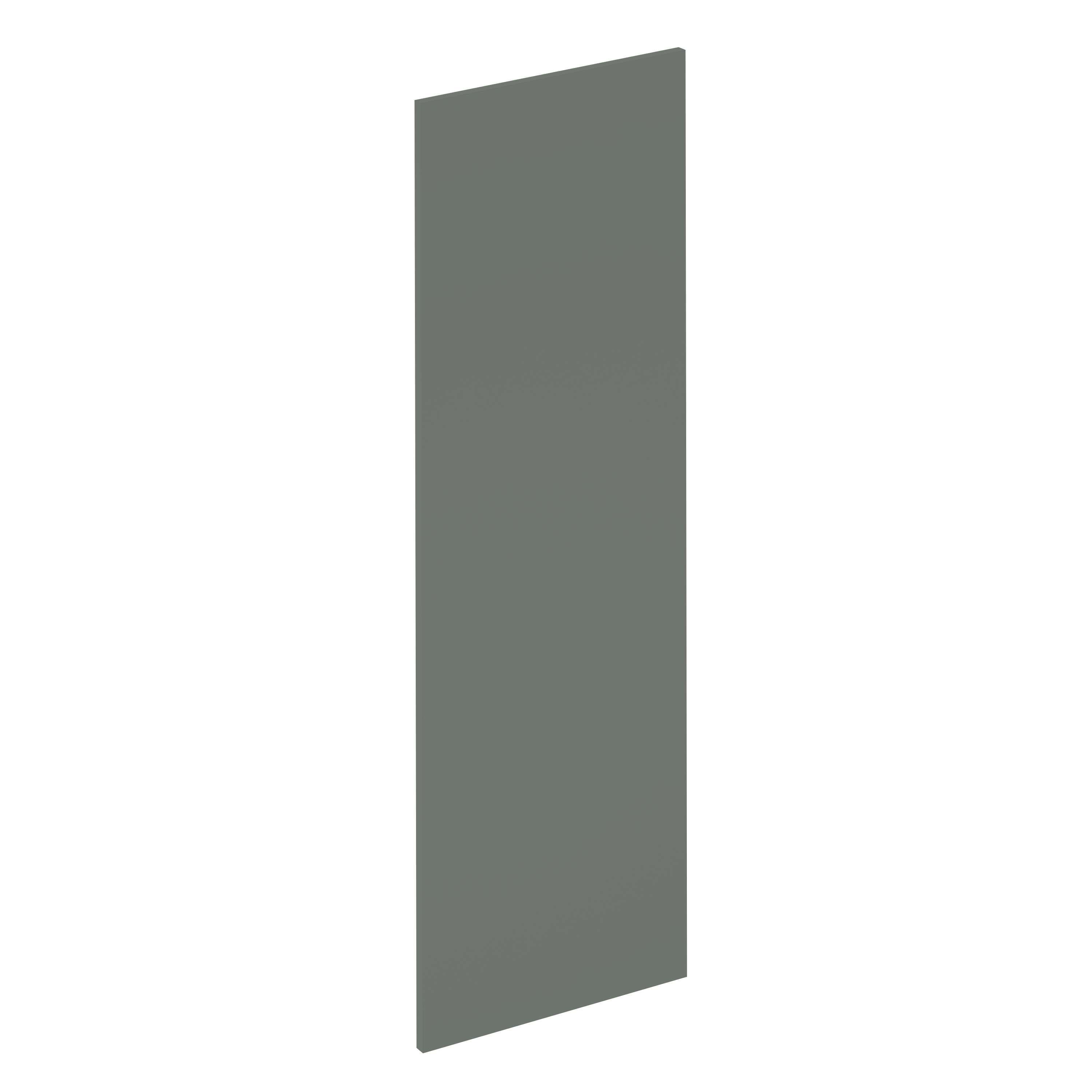 Puerta para mueble de cocina vienne verde mate h 137.6 x l 45 cm