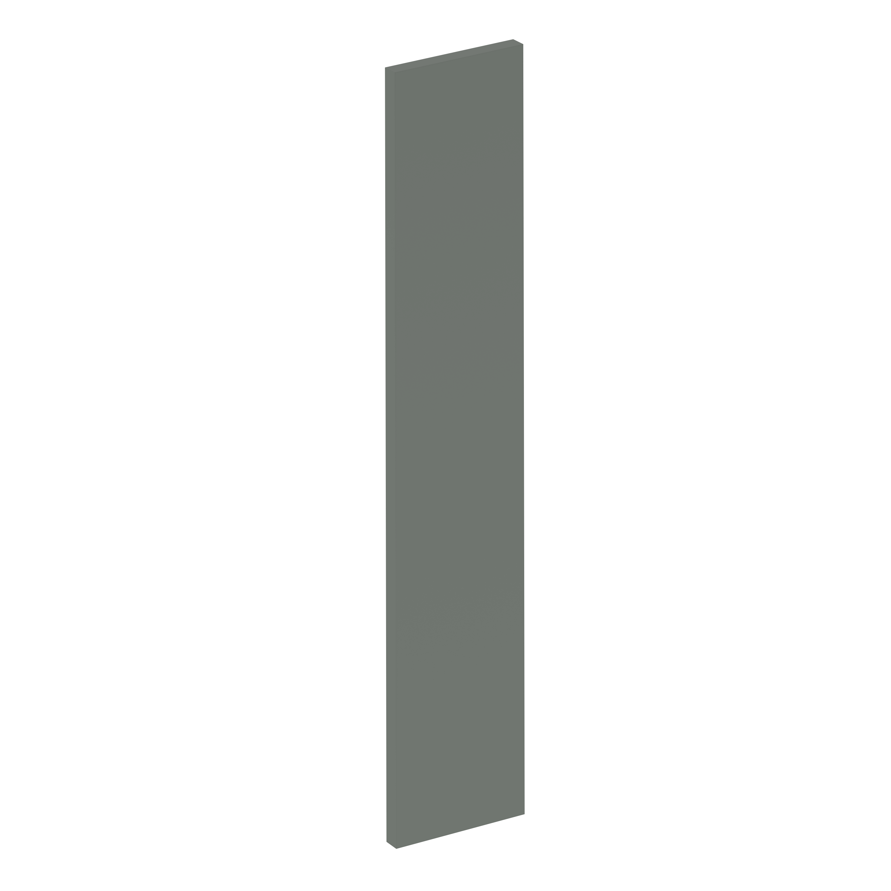 Puerta para mueble de cocina vienne verde mate h 76.8 x l 15 cm