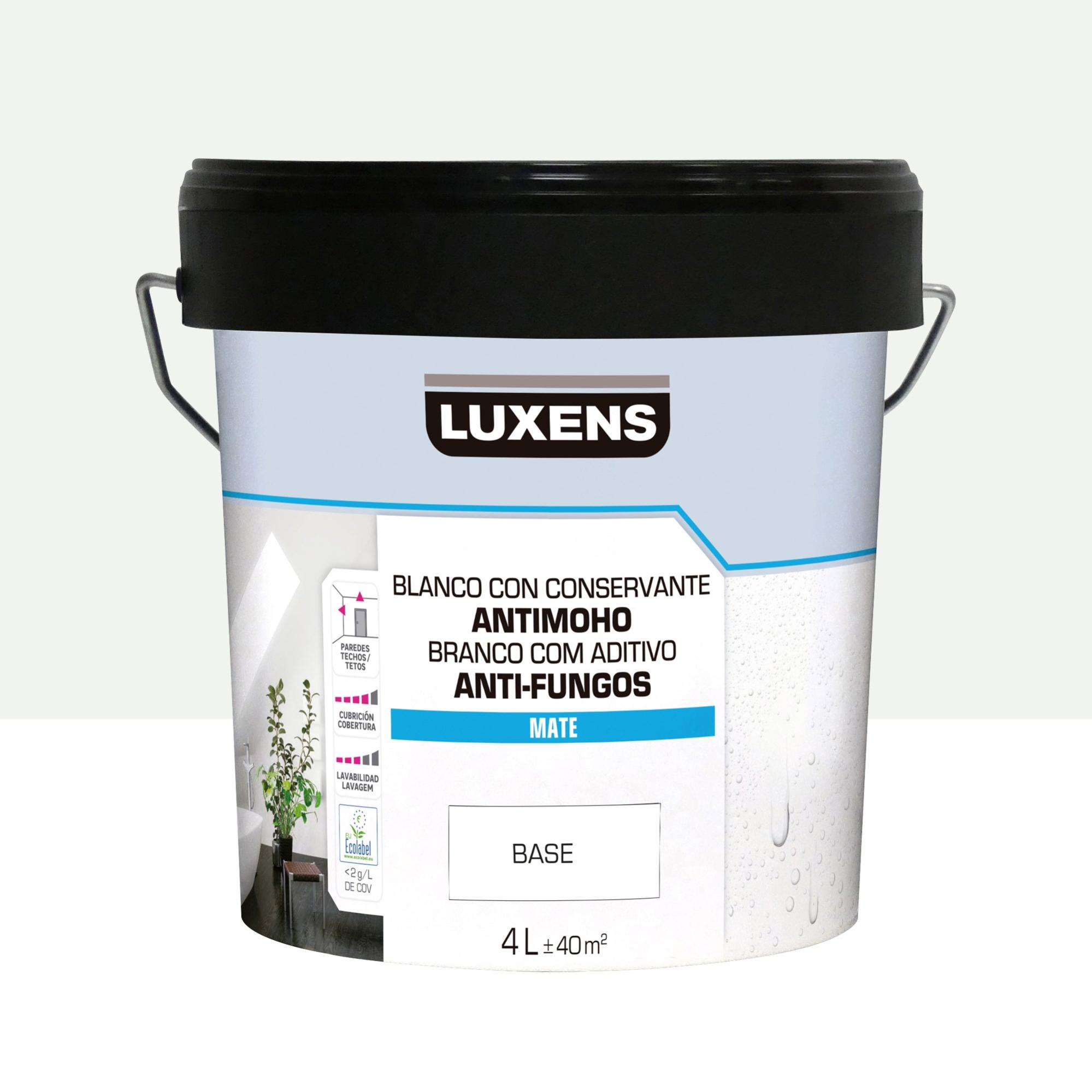 Pintura de interior luxens color a tu gusto gris muy luminoso mate 4l