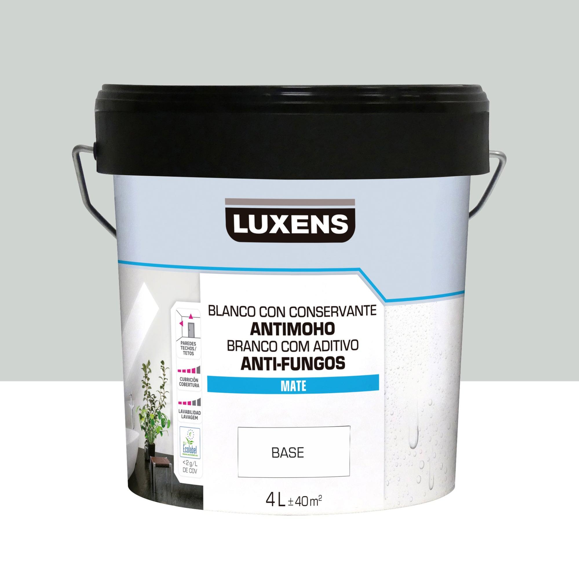 Pintura de interior luxens color a tu gusto gris plata pastel luminoso mate 4l