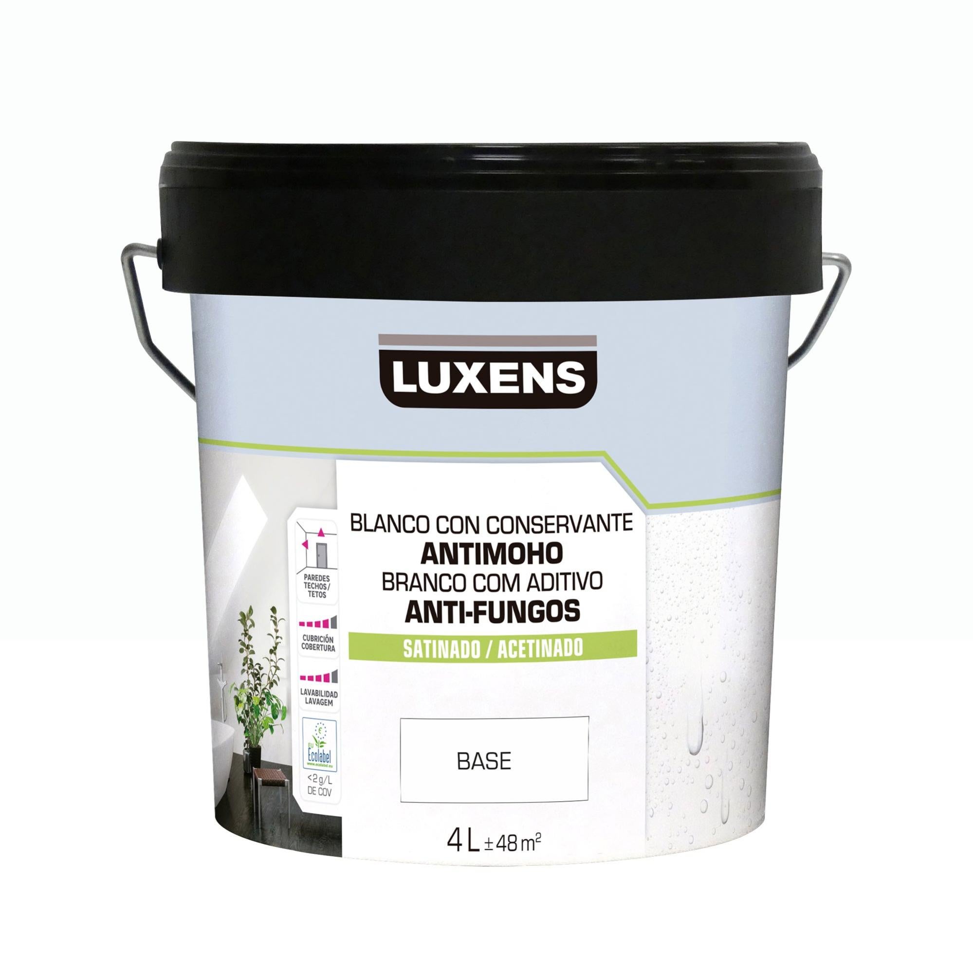 Pintura De Interior Luxens Satinado 0500 n 750ml Elmandela