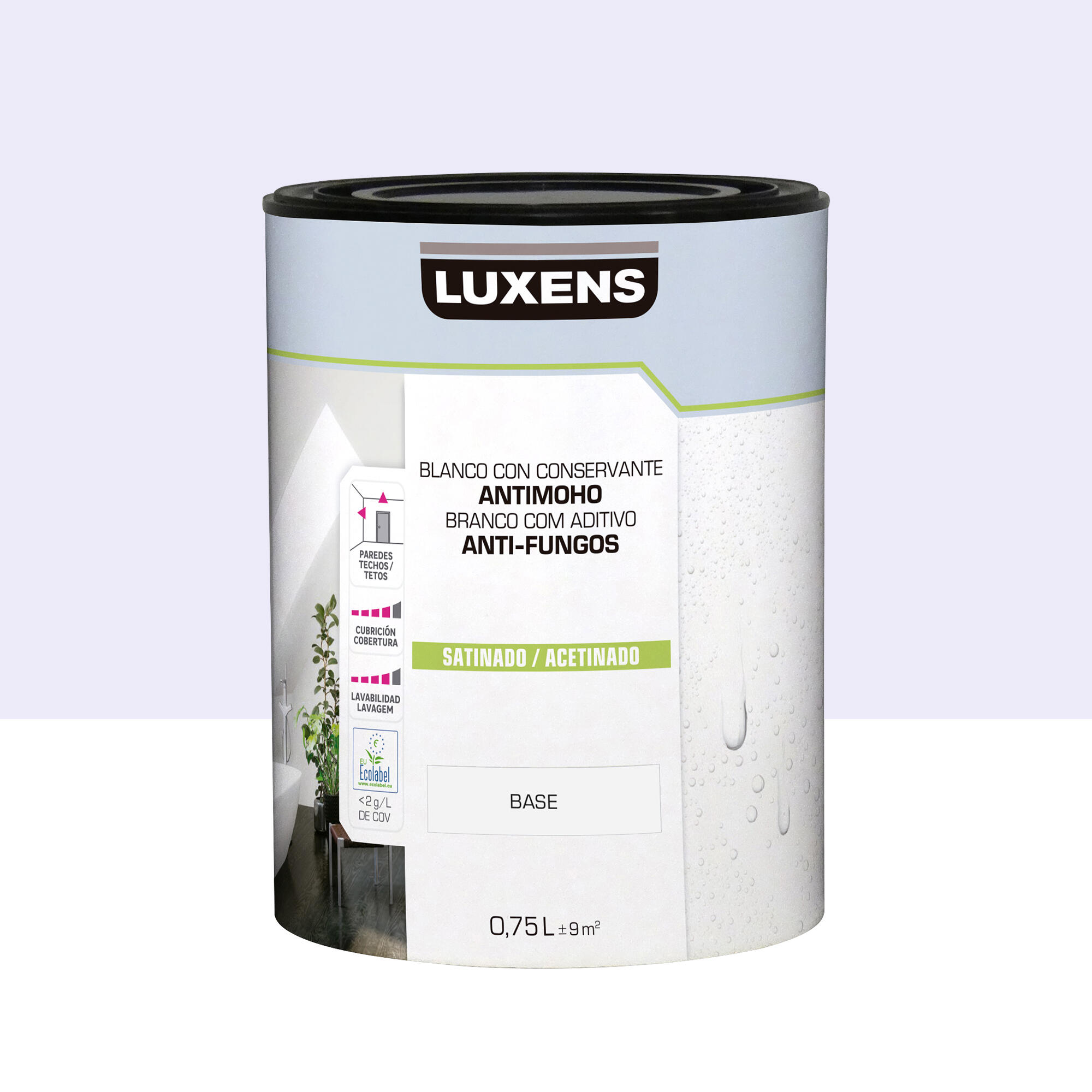 Pintura anticondensación LUXENS 0.75L blanco